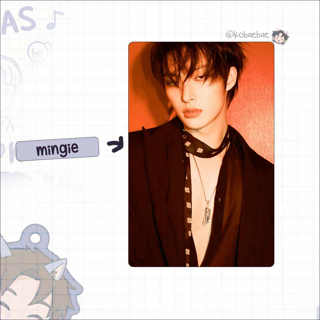 Atz - Golden H. 3 -  Handmade photocards kpop inspired - Bias set 3