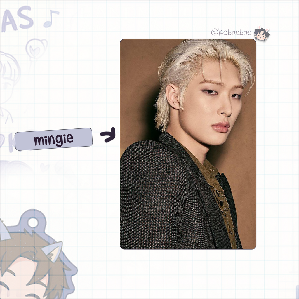 Atz - GQ Handmade photocards kpop inspired - Bias set