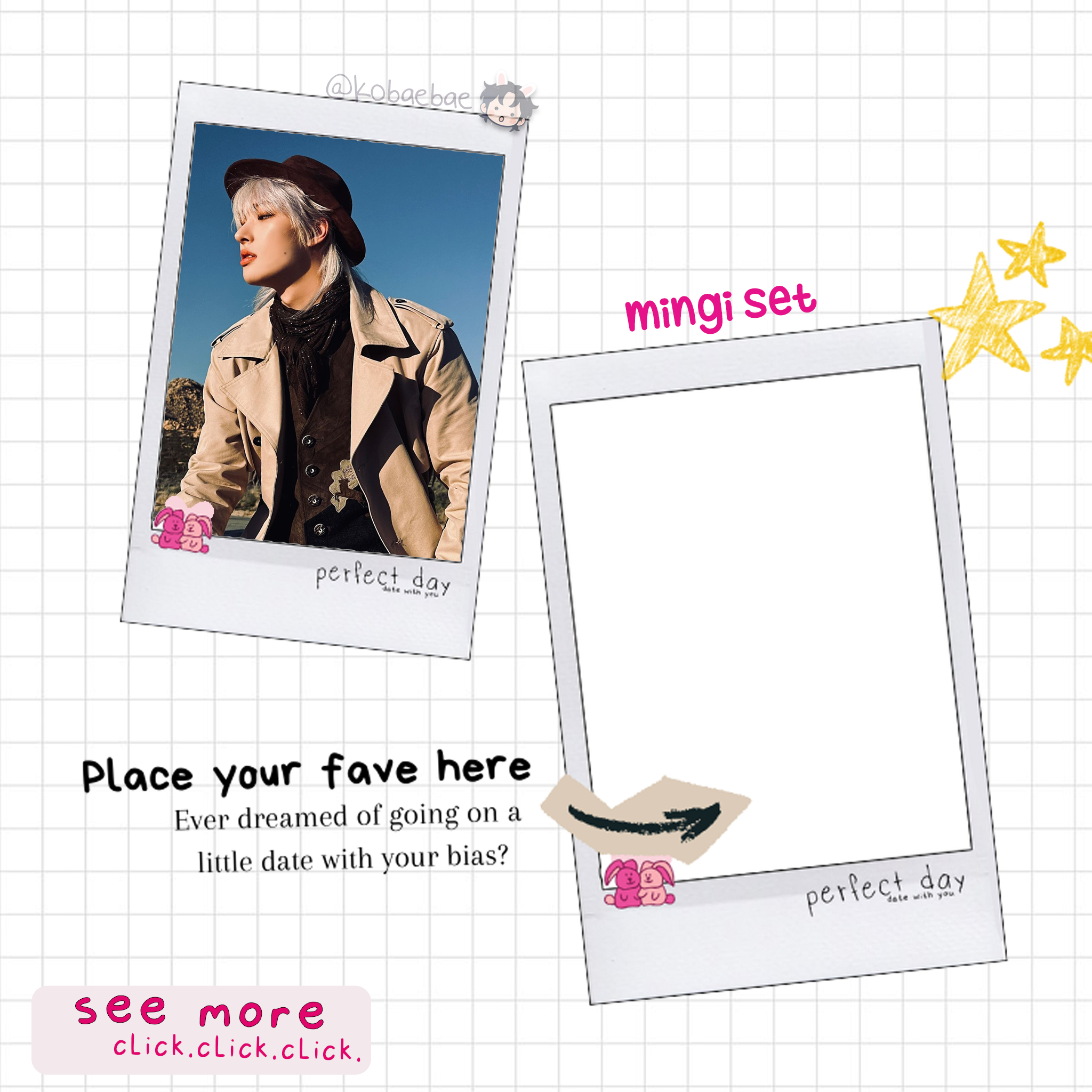 Atz - Date with My Bias - Mingie Instant-Style Fanmade Photo Print