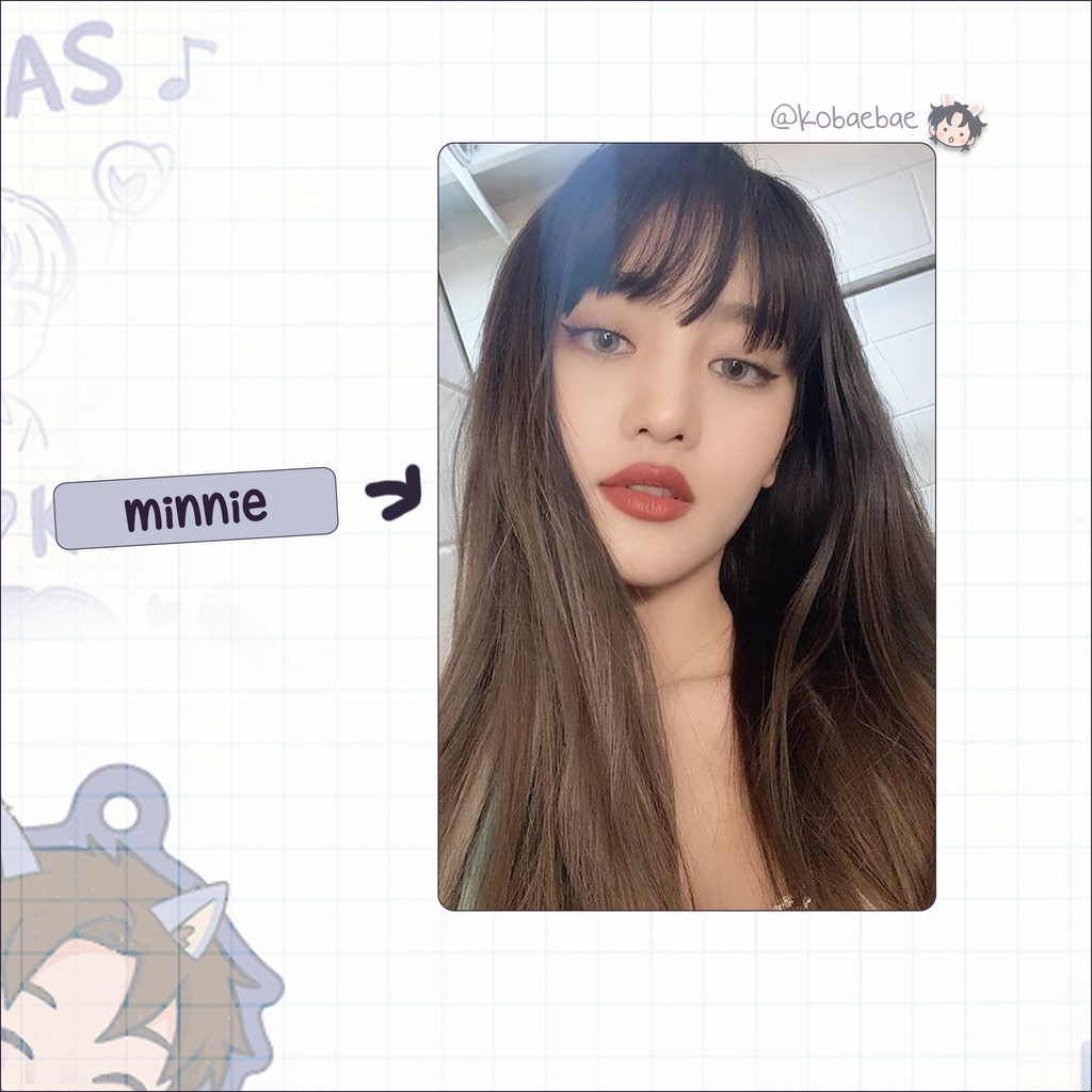 Idle - handmade photocards kpop inspired - Random set 1