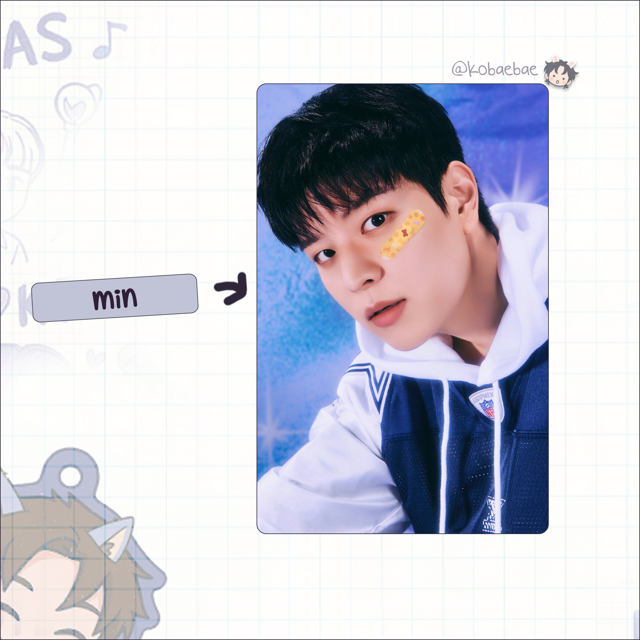 Skz - S.G. Handmade photocards kpop inspired - Street Kids Bias set