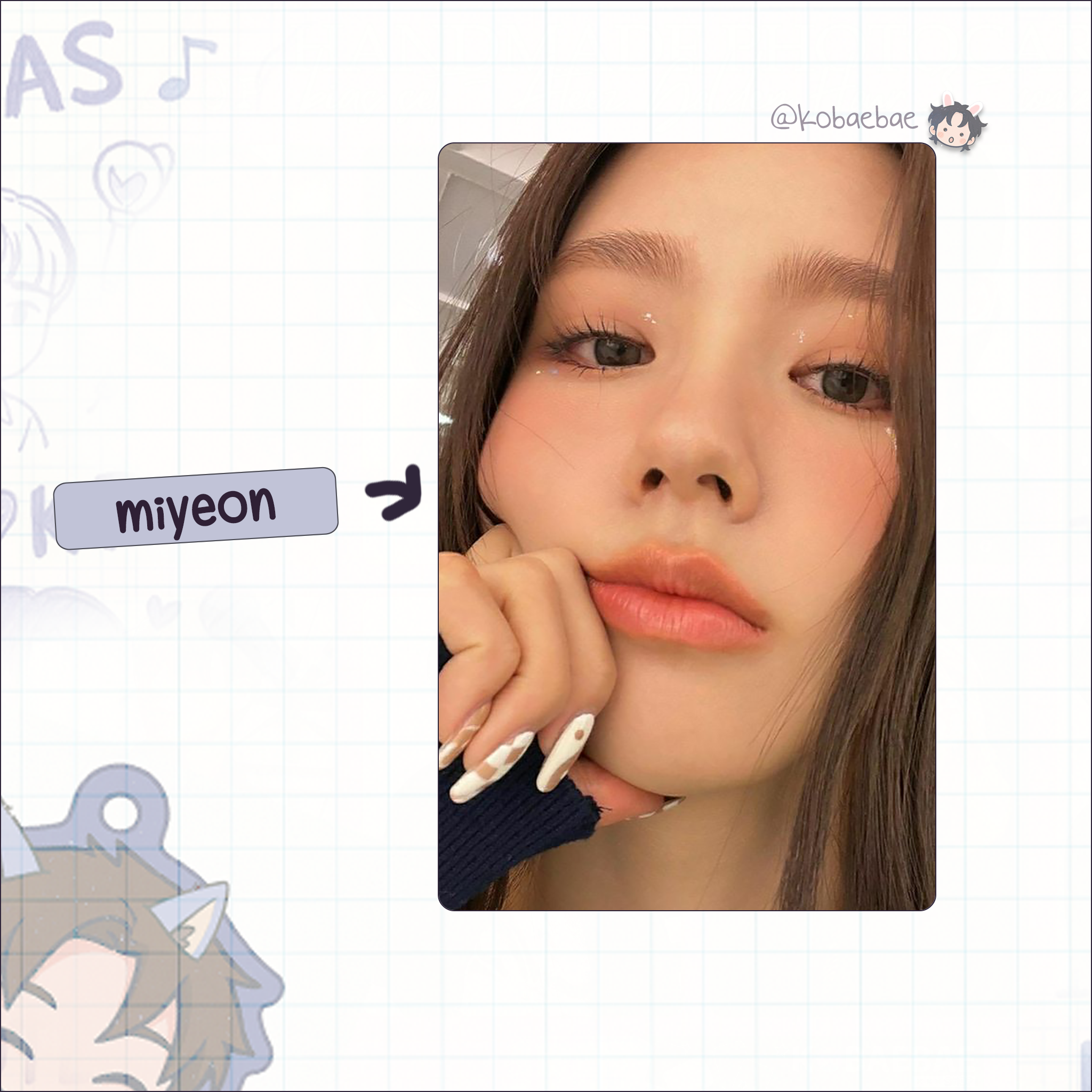 Idle - handmade photocards kpop inspired - Random set 1