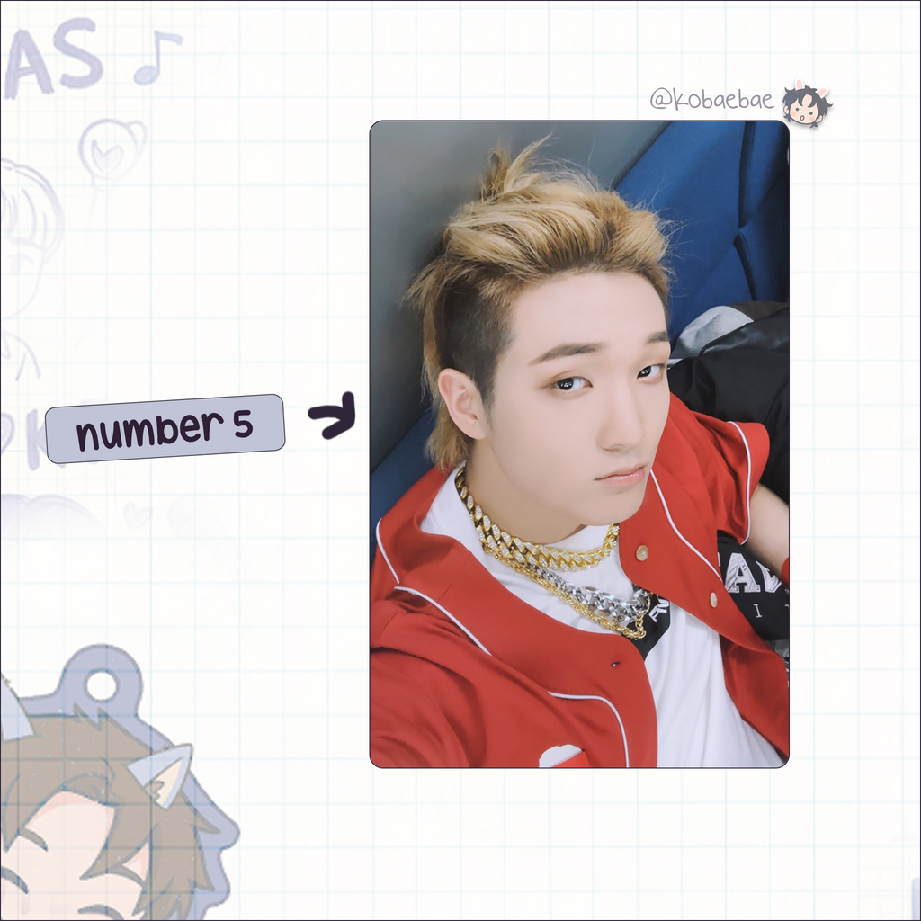 Xikers - Sumin handmade photocards kpop inspired - Set 2
