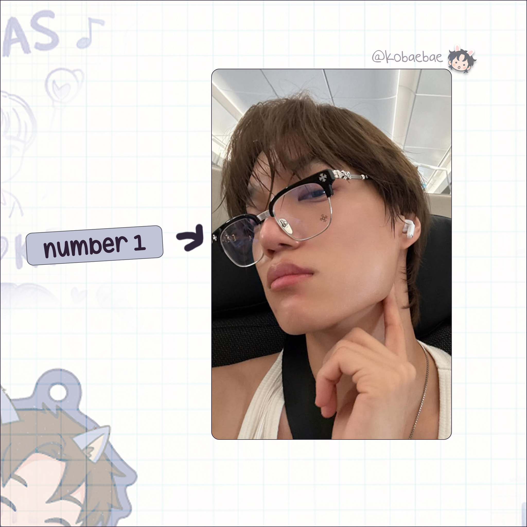 Kai - handmade photocards kpop inspired - bias set