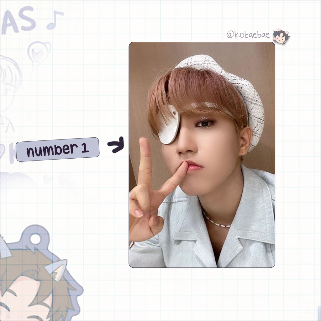 Skz (Stray Kids) - Han handmade photocards kpop inspired - Set 10