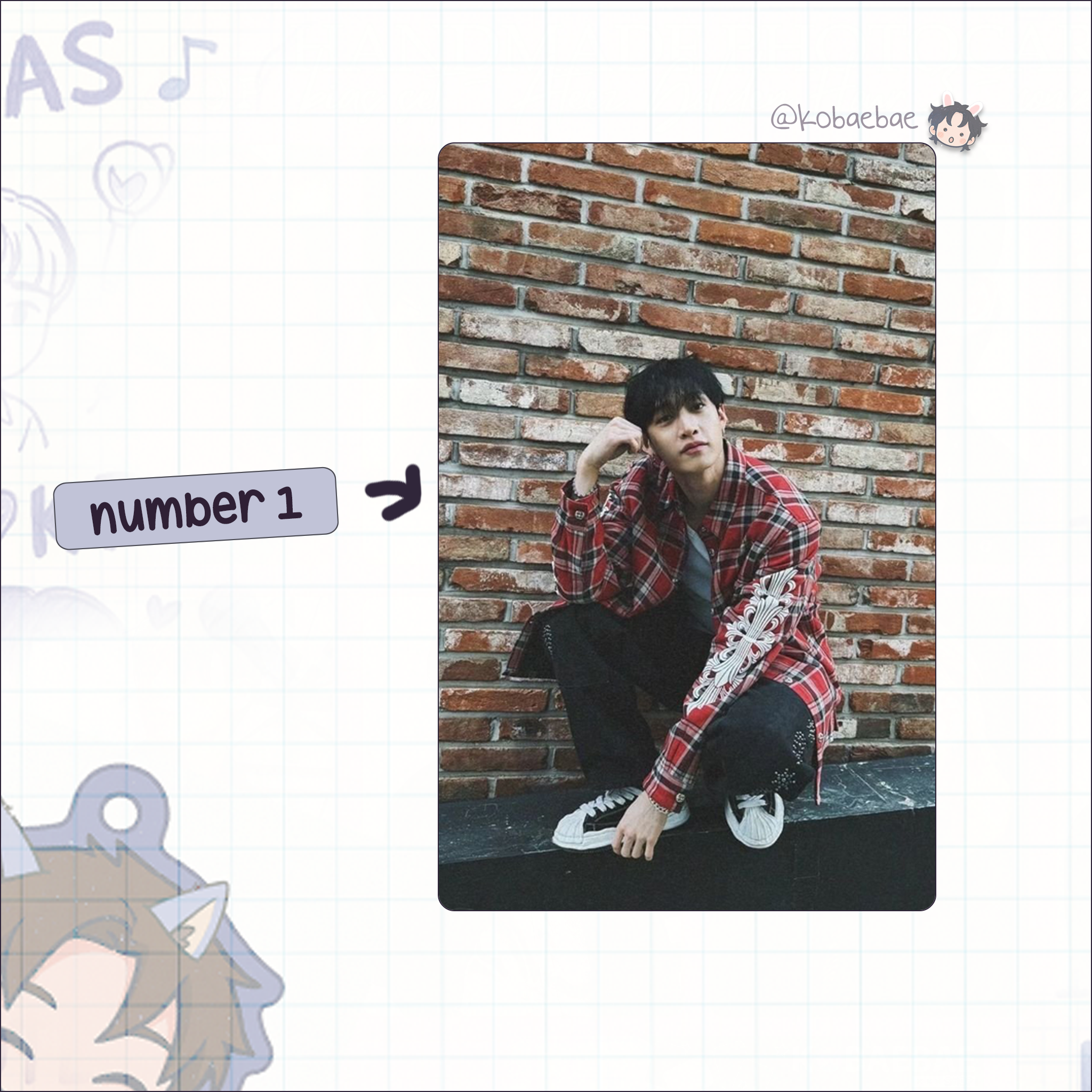 Skz (Stray Kids) - Bang Chan handmade photocards kpop inspired - Set 10
