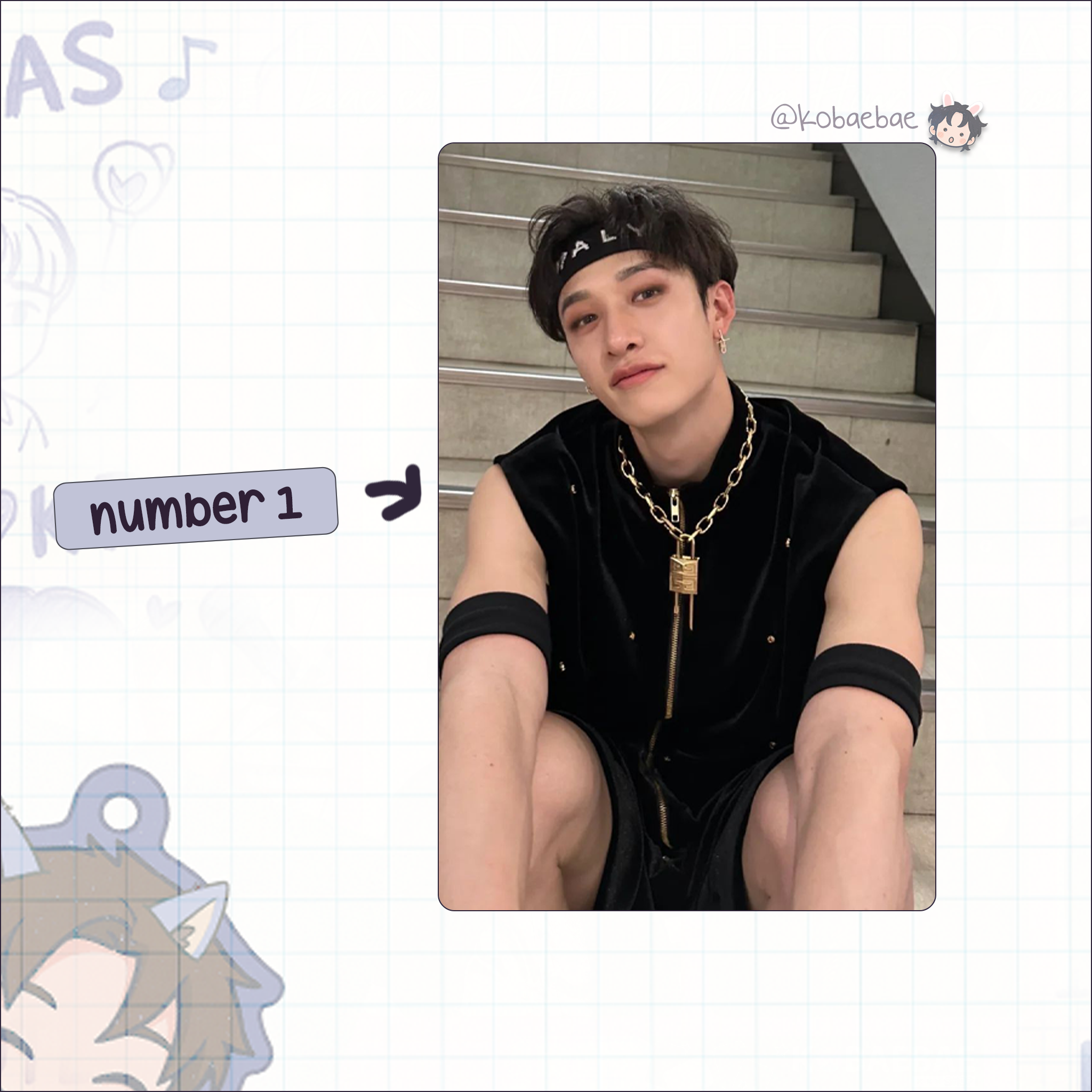 Stray Kids (Skz) - Chan Handmade photocards kpop inspired - Bias set 5