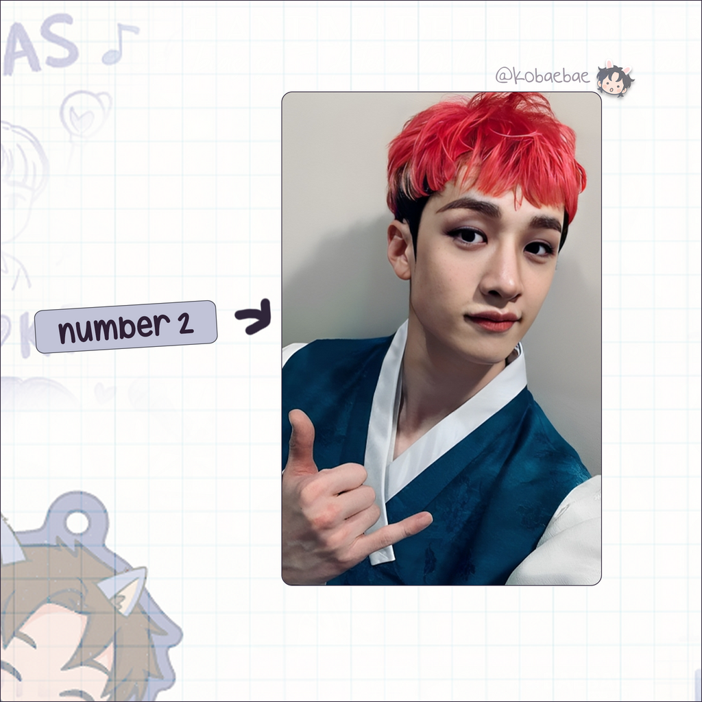 Skz - Channie handmade photocards kpop inspired - Set 1
