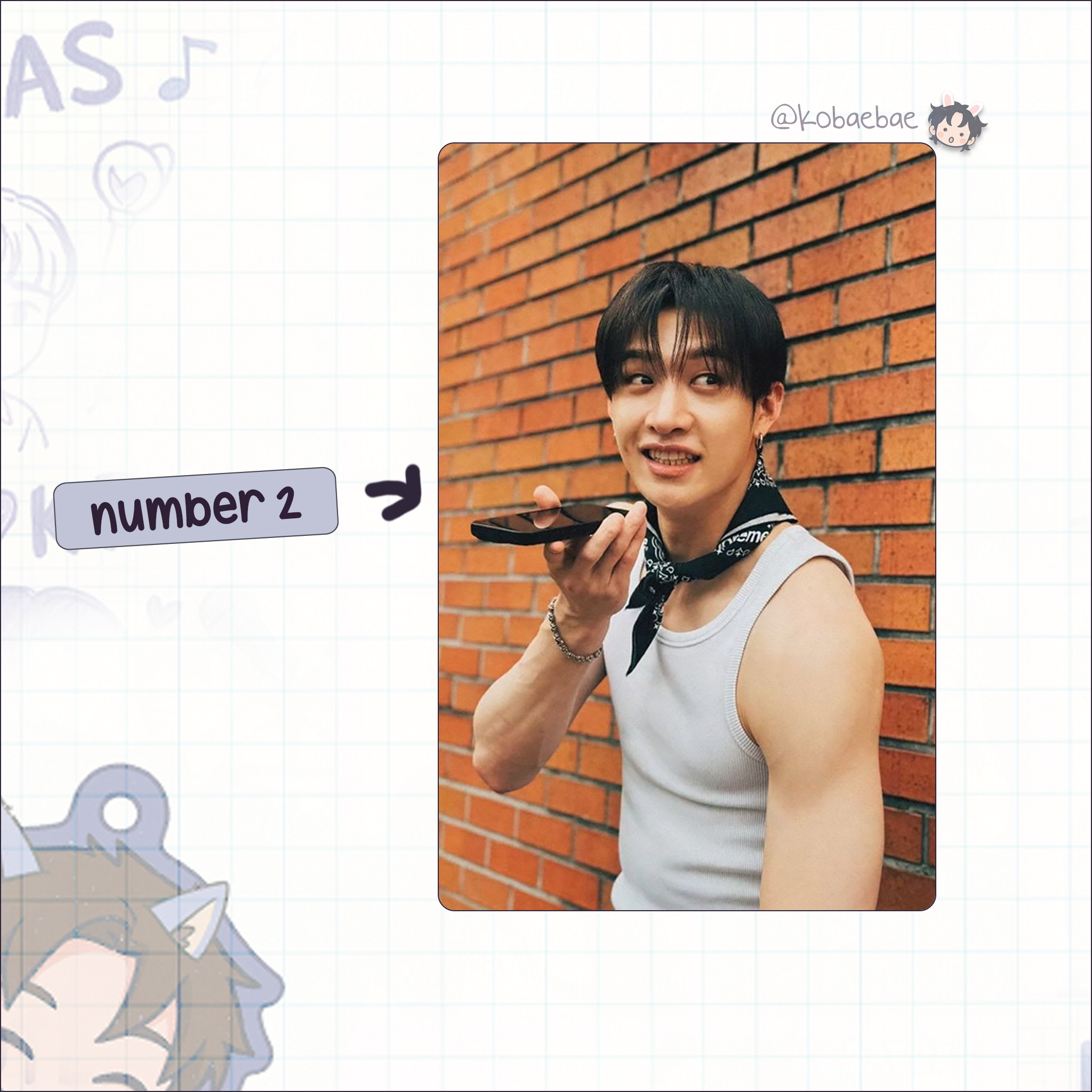 Stray Kids (Skz) - Chan Handmade photocards kpop inspired - Bias set 5