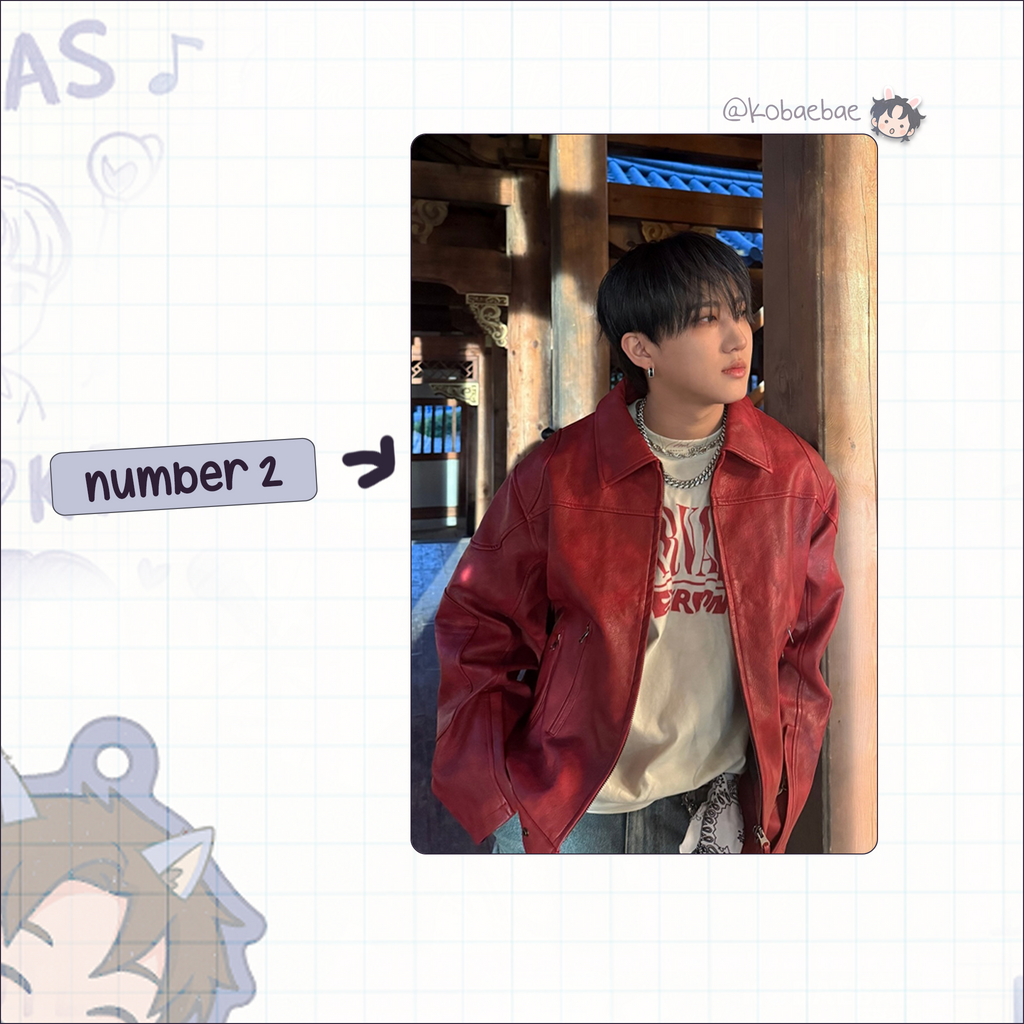 Skz (Stray Kids) - Changbin handmade photocards kpop inspired - Set 10