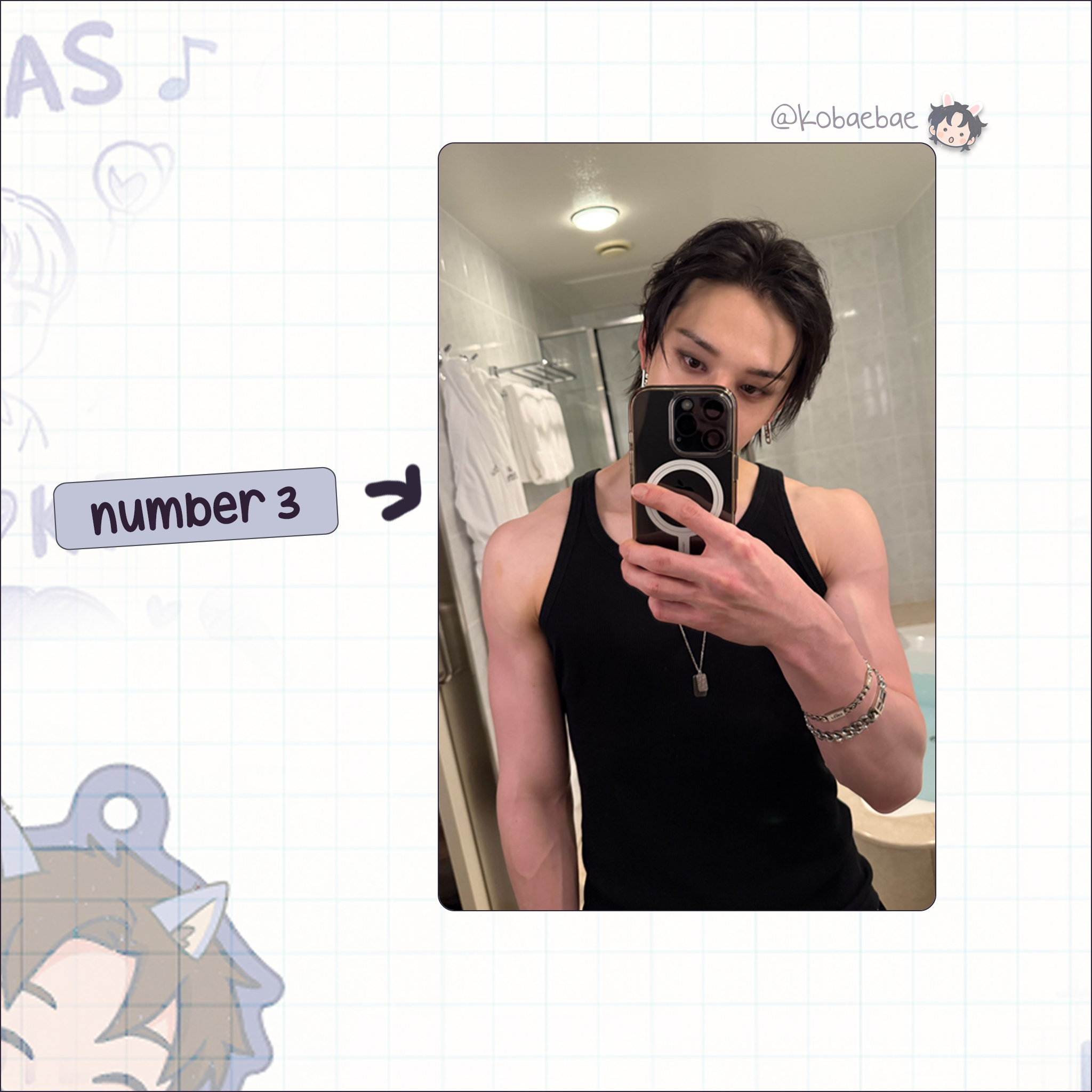 Skz (Stray Kids) - Bang Chan handmade photocards kpop inspired - Set 9