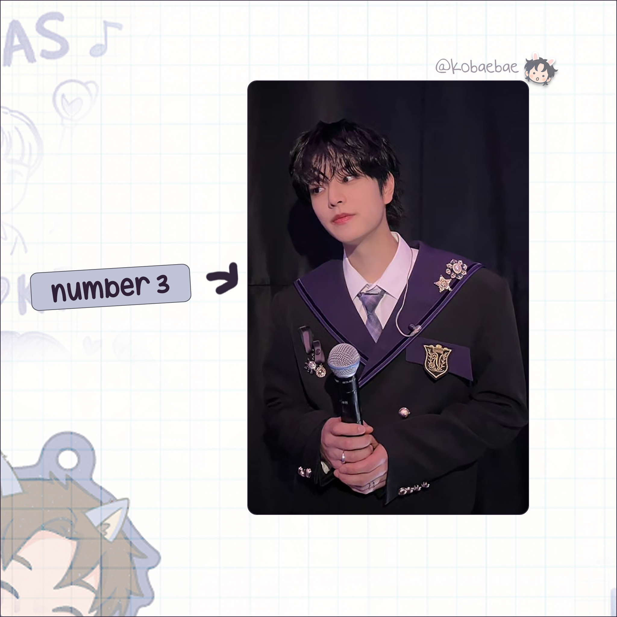 Skz (Stray Kids) - Seungmin handmade photocards kpop inspired - Set 9