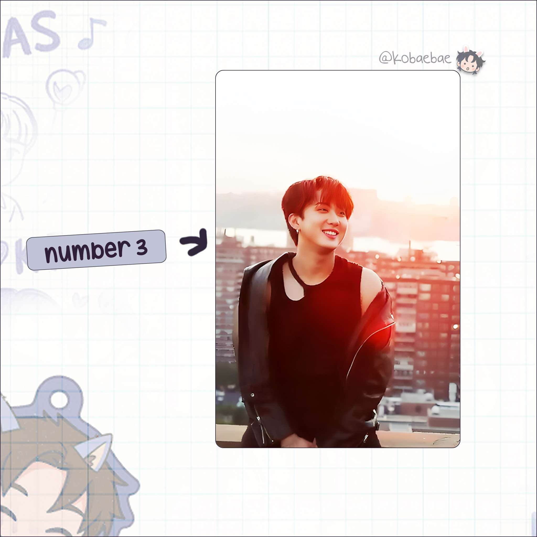 Skz (Stray Kids) - Changbin handmade photocards kpop inspired - Set 10