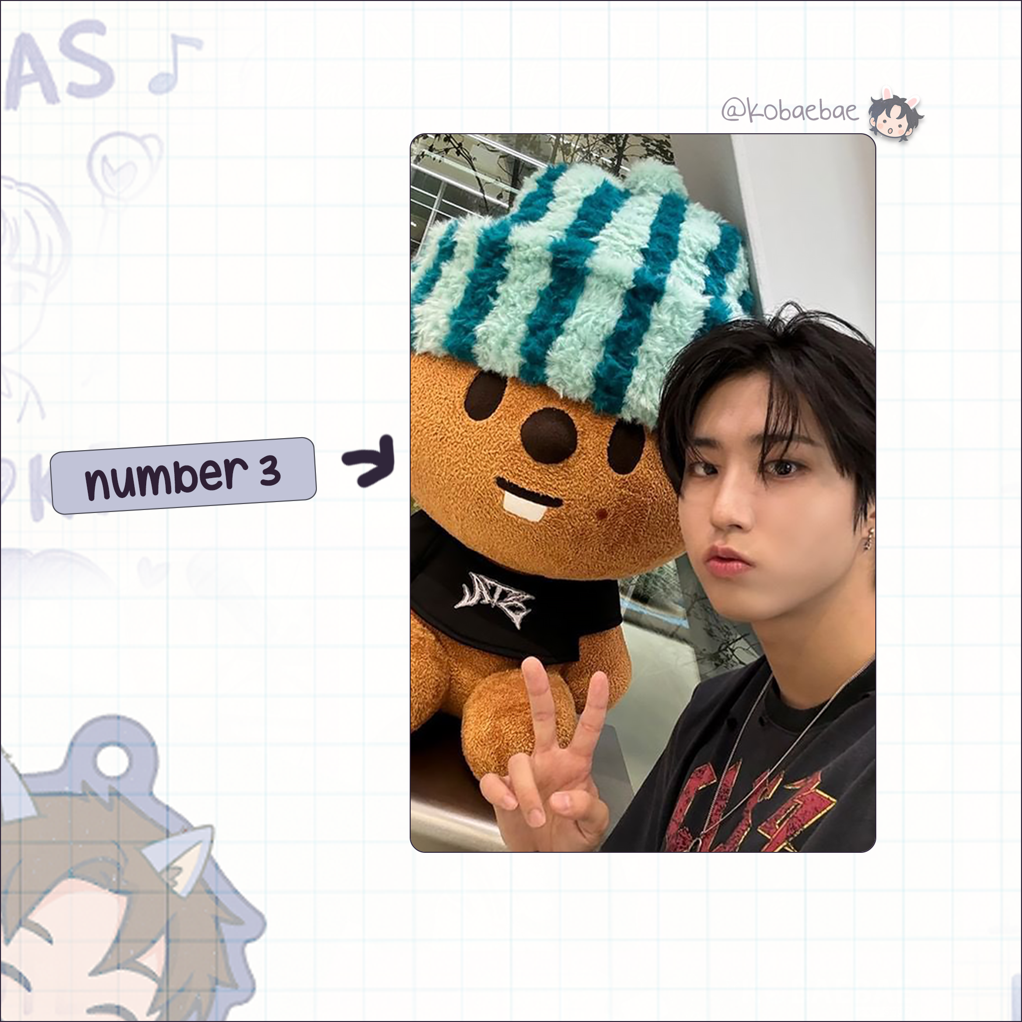 Skz (Stray Kids) - Han handmade photocards kpop inspired - Set 10