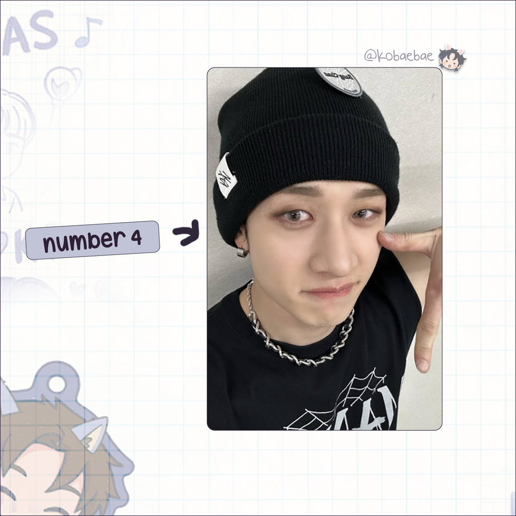 Stray Kids (Skz) - Chan Handmade photocards kpop inspired - Bias set 5