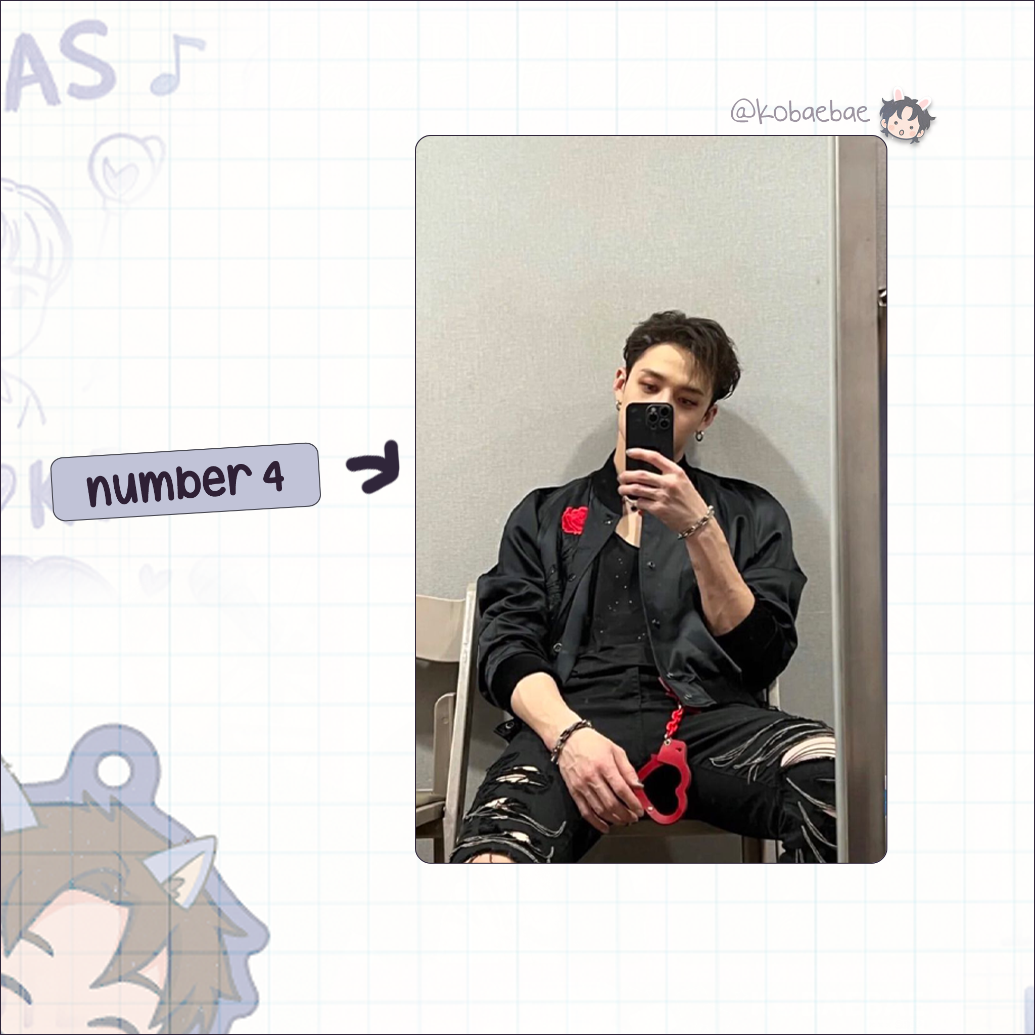 Skz - Chan handmade photocards kpop inspired - Set 2