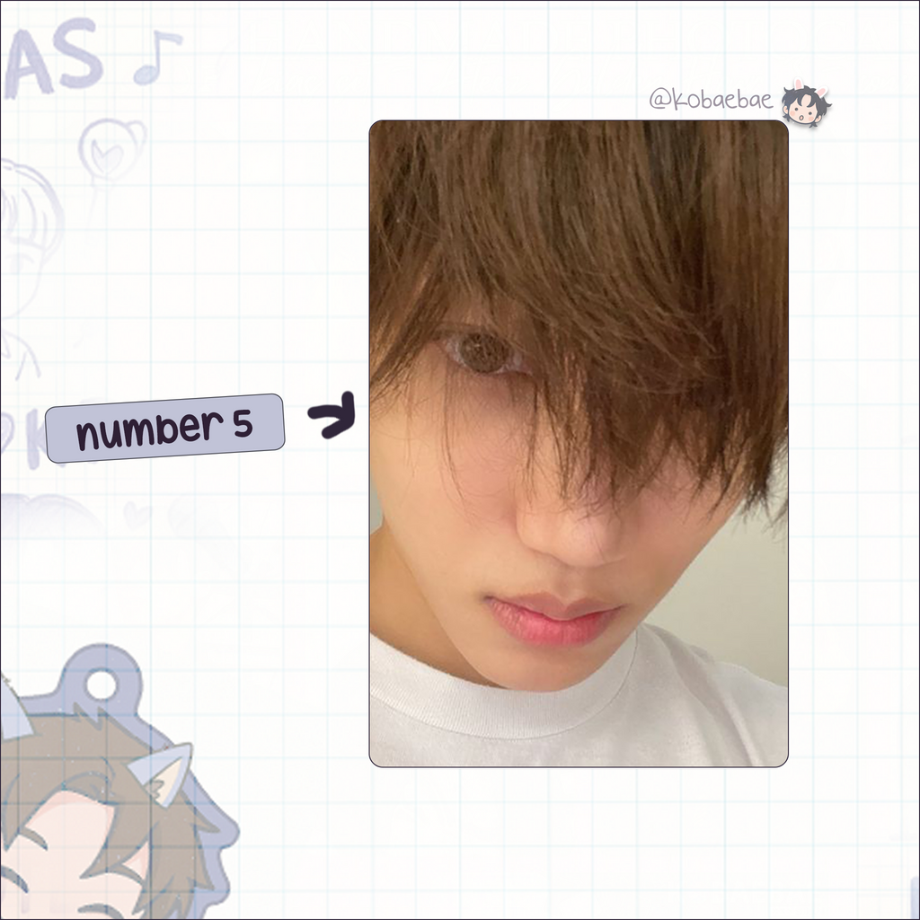 Kai - handmade photocards kpop inspired - bias set