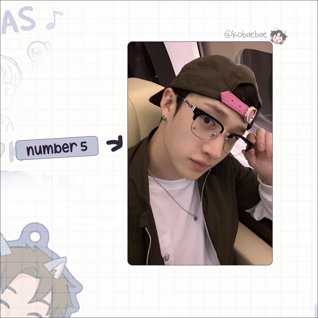 Skz (Stray Kids) - Chan handmade photocards kpop inspired - Set 8