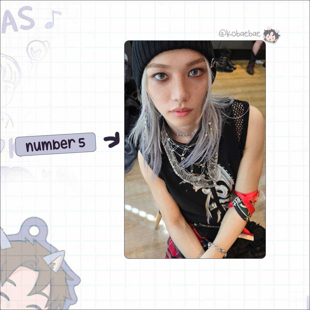 Skz (Stray Kids) - Felix handmade photocards kpop inspired - Set 10