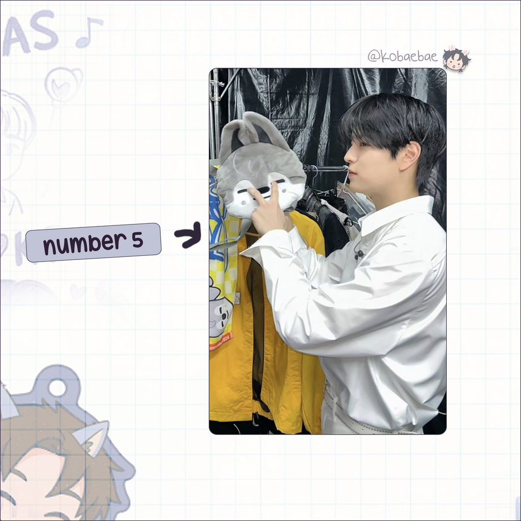 Skz (Stray Kids) - Seungmin handmade photocards kpop inspired - Set 9