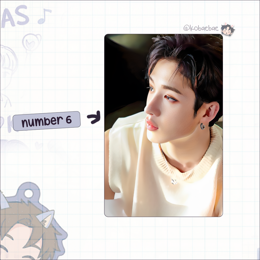 Skz - Channie handmade photocards kpop inspired - Set 1