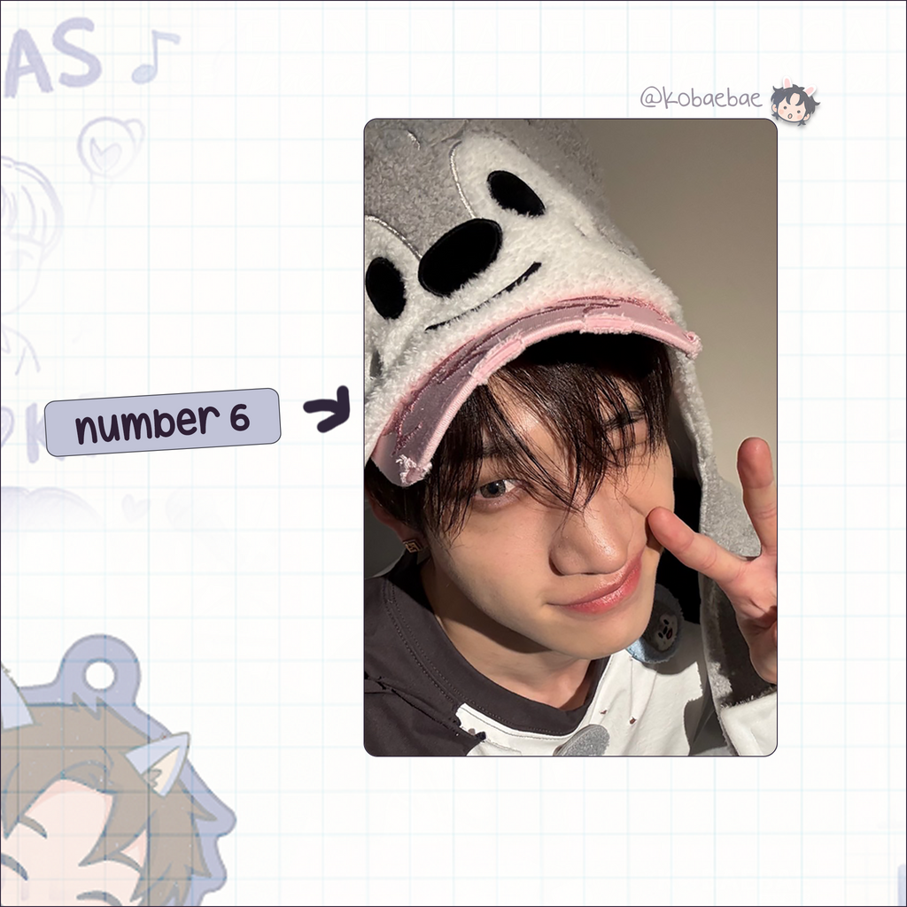 Skz (Stray Kids) - Bang Chan handmade photocards kpop inspired - Set 9