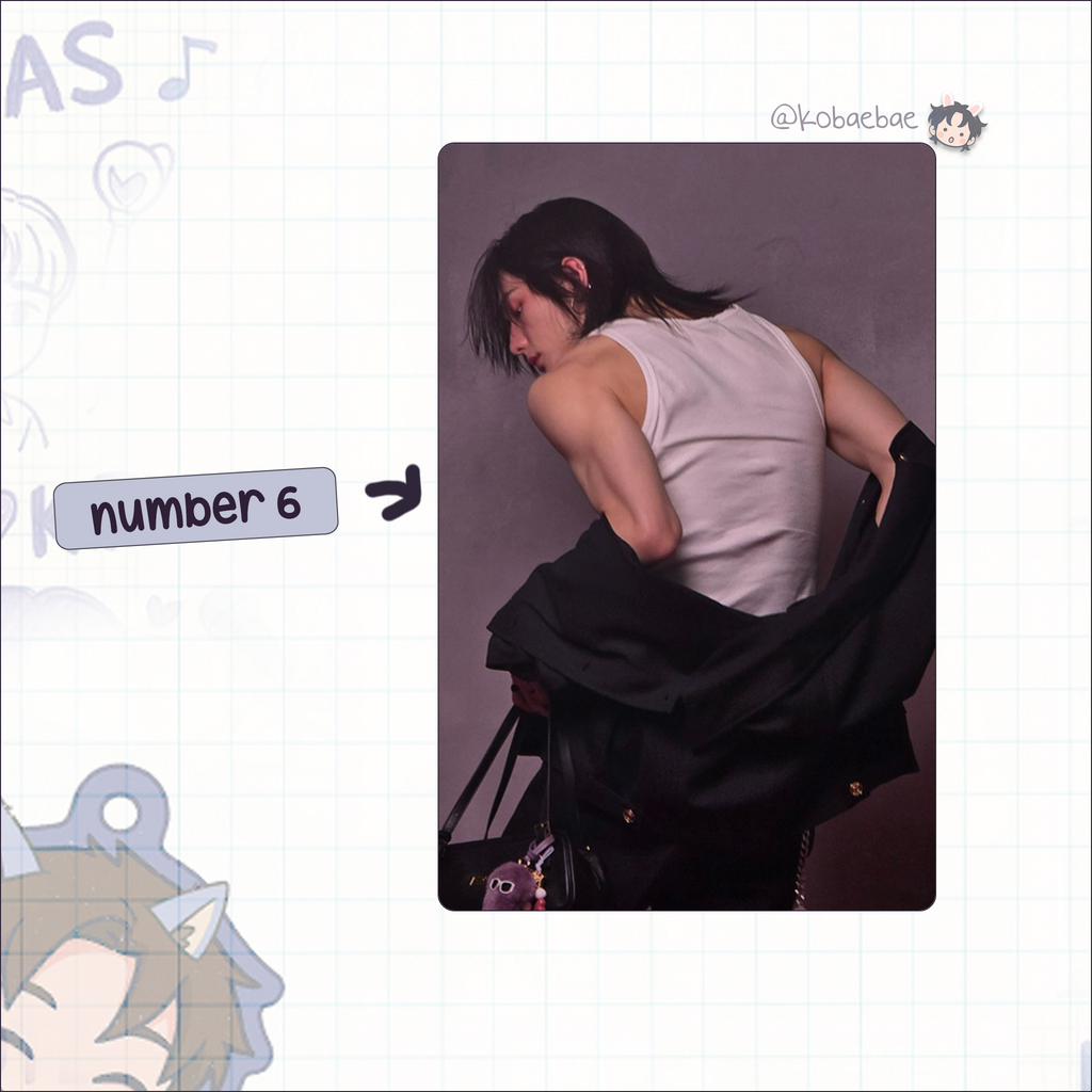Skz (Stray Kids) - Hyunjin handmade photocards kpop inspired - Set 10