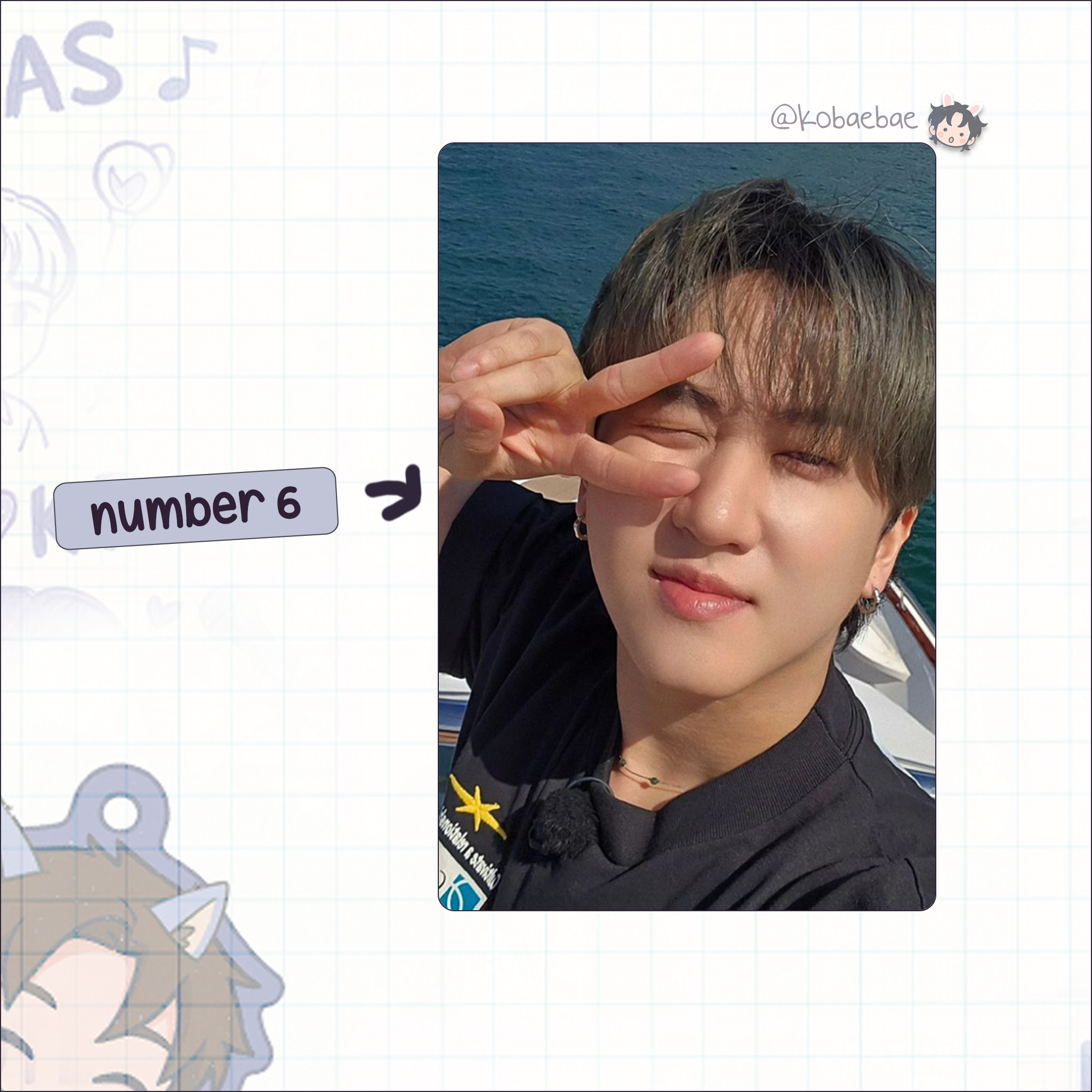 Skz (Stray Kids) - Changbin handmade photocards kpop inspired - Set 10
