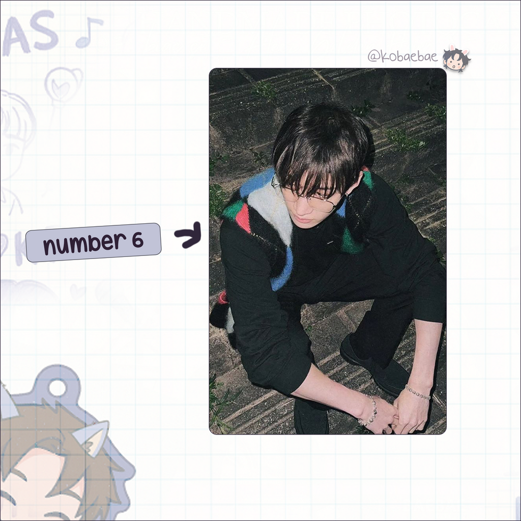 Skz (Stray Kids) - Chan handmade photocards kpop inspired - Set 8