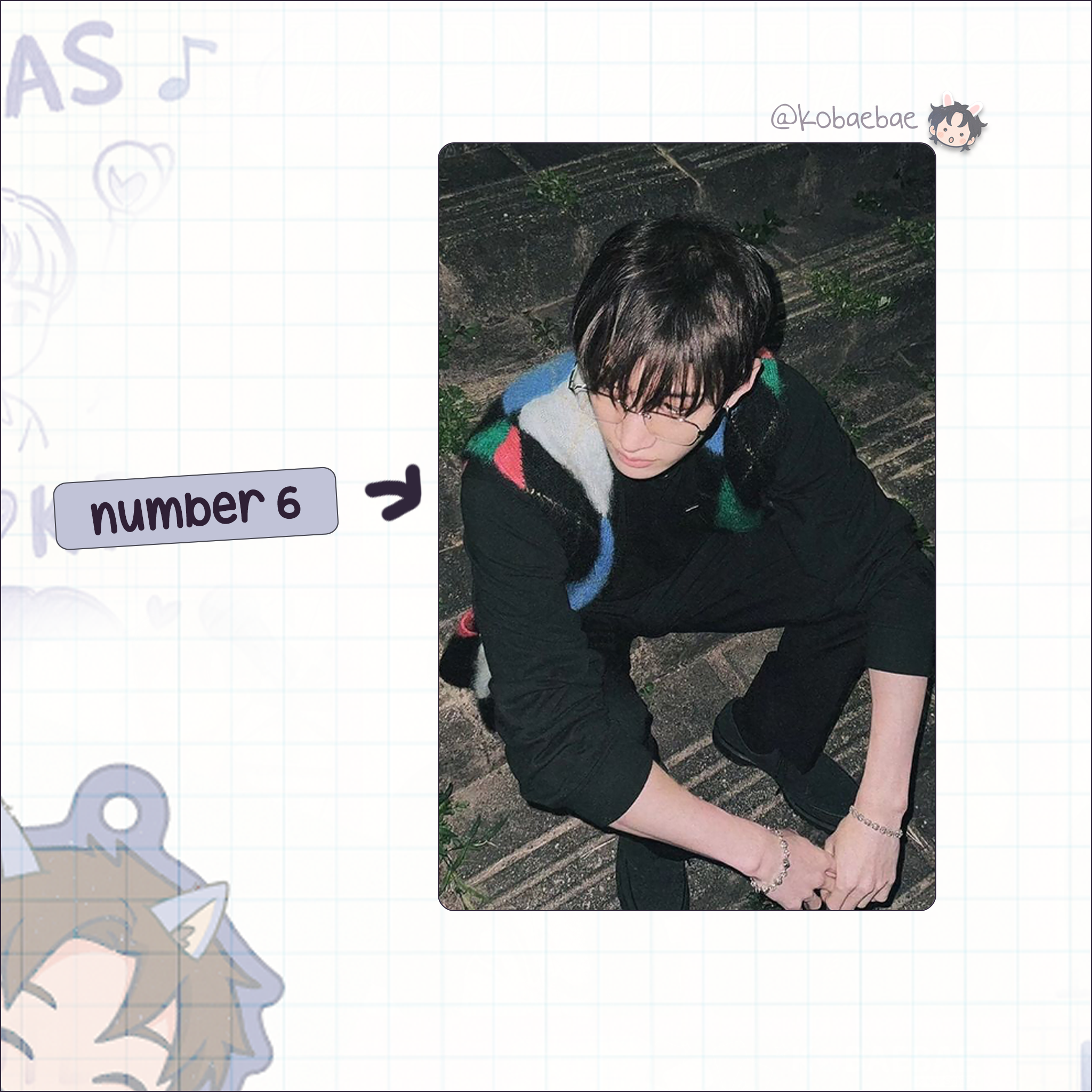 Skz (Stray Kids) - Chan handmade photocards kpop inspired - Set 8