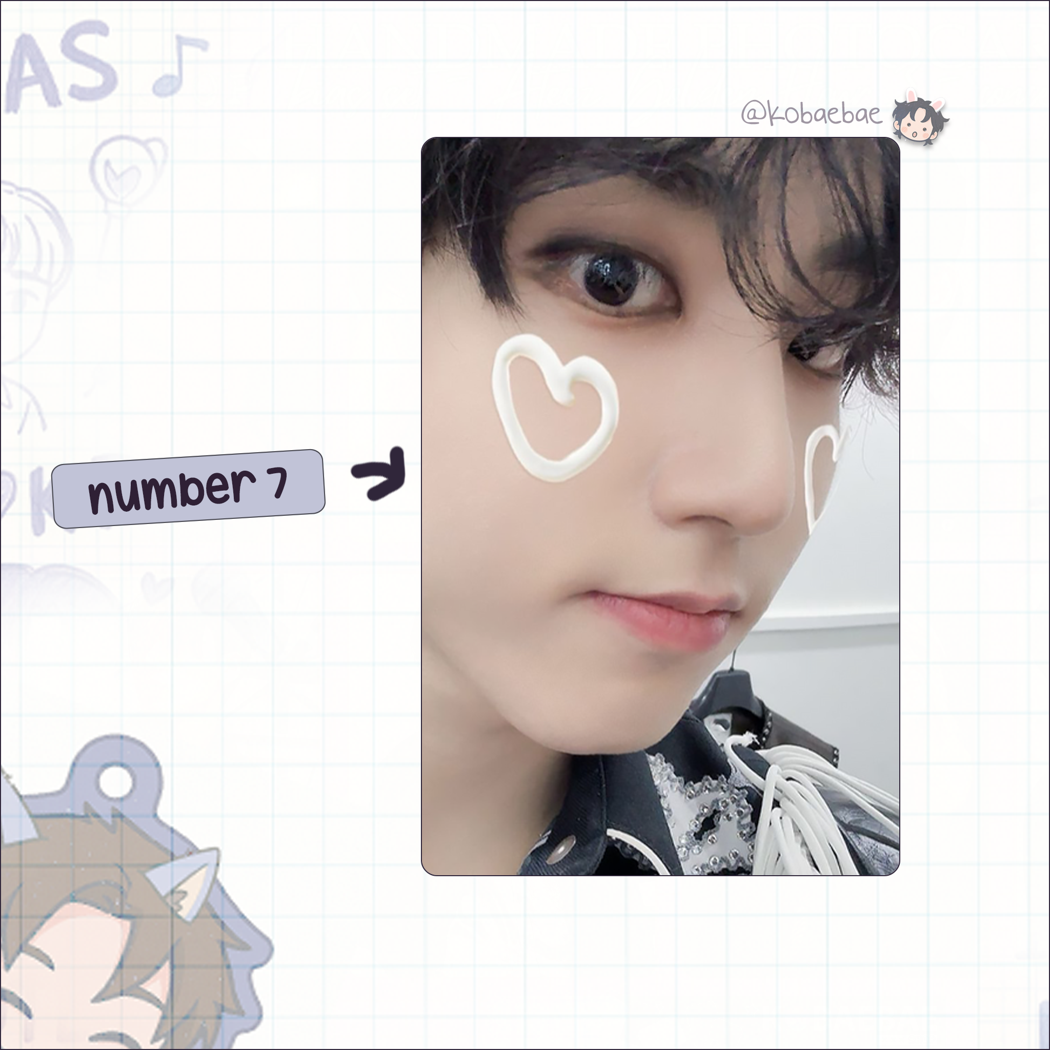 Skz (Stray Kids) - Han handmade photocards kpop inspired - Set 10