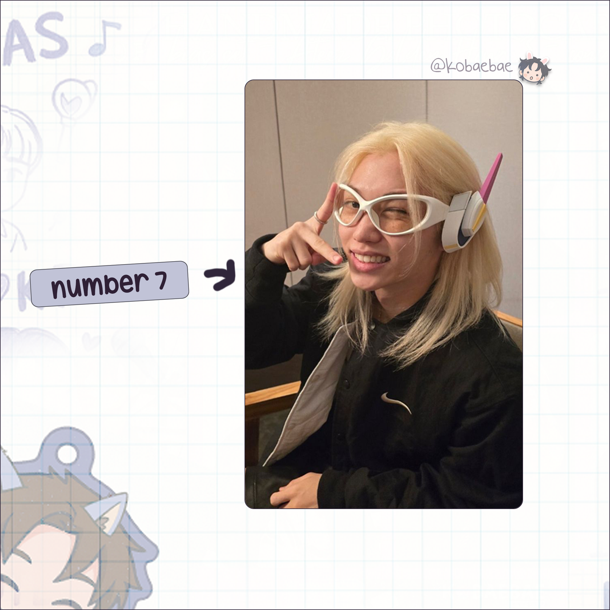 Skz (Stray Kids) - Felix handmade photocards kpop inspired - Set 10