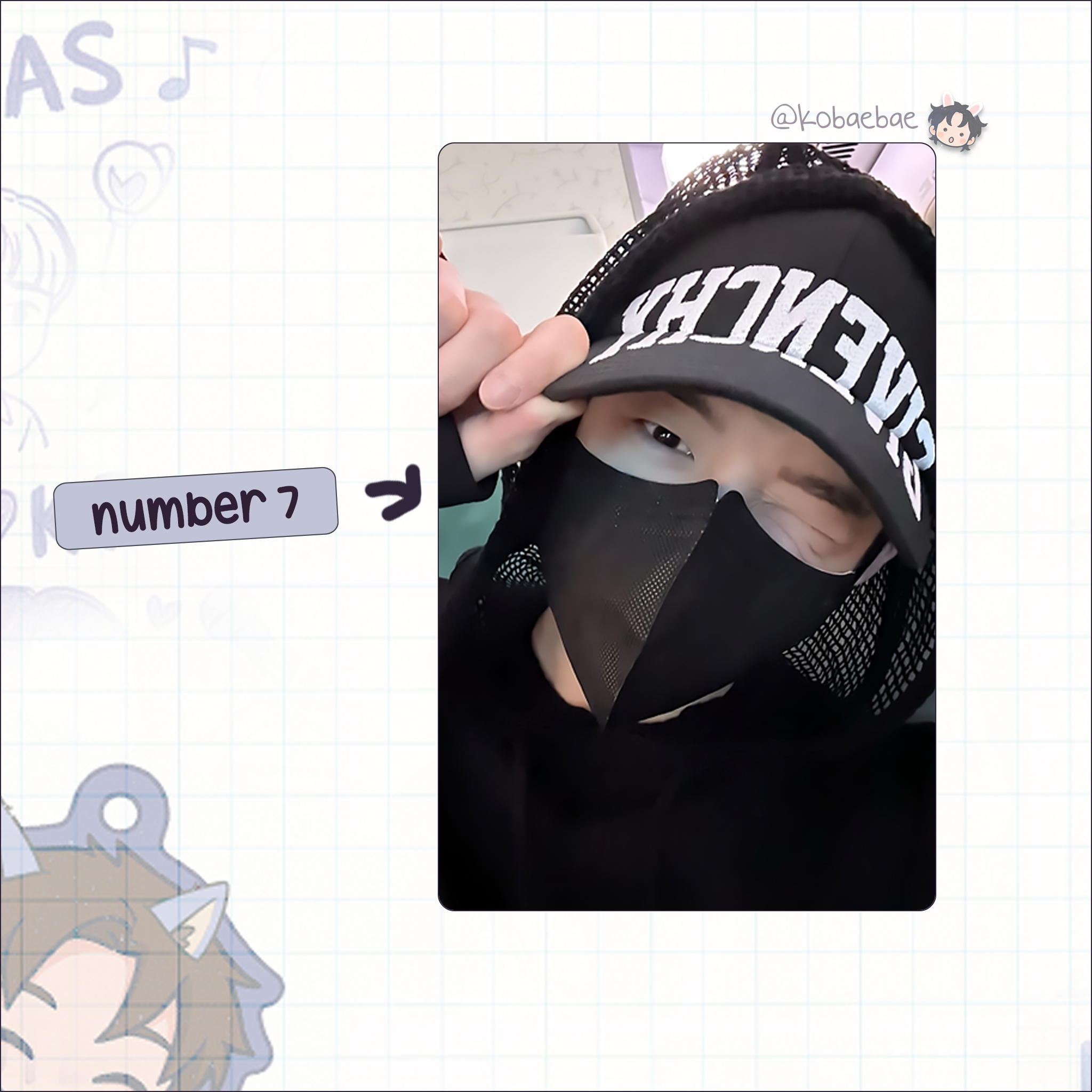 Skz (Stray Kids) - Chan handmade photocards kpop inspired - Set 6