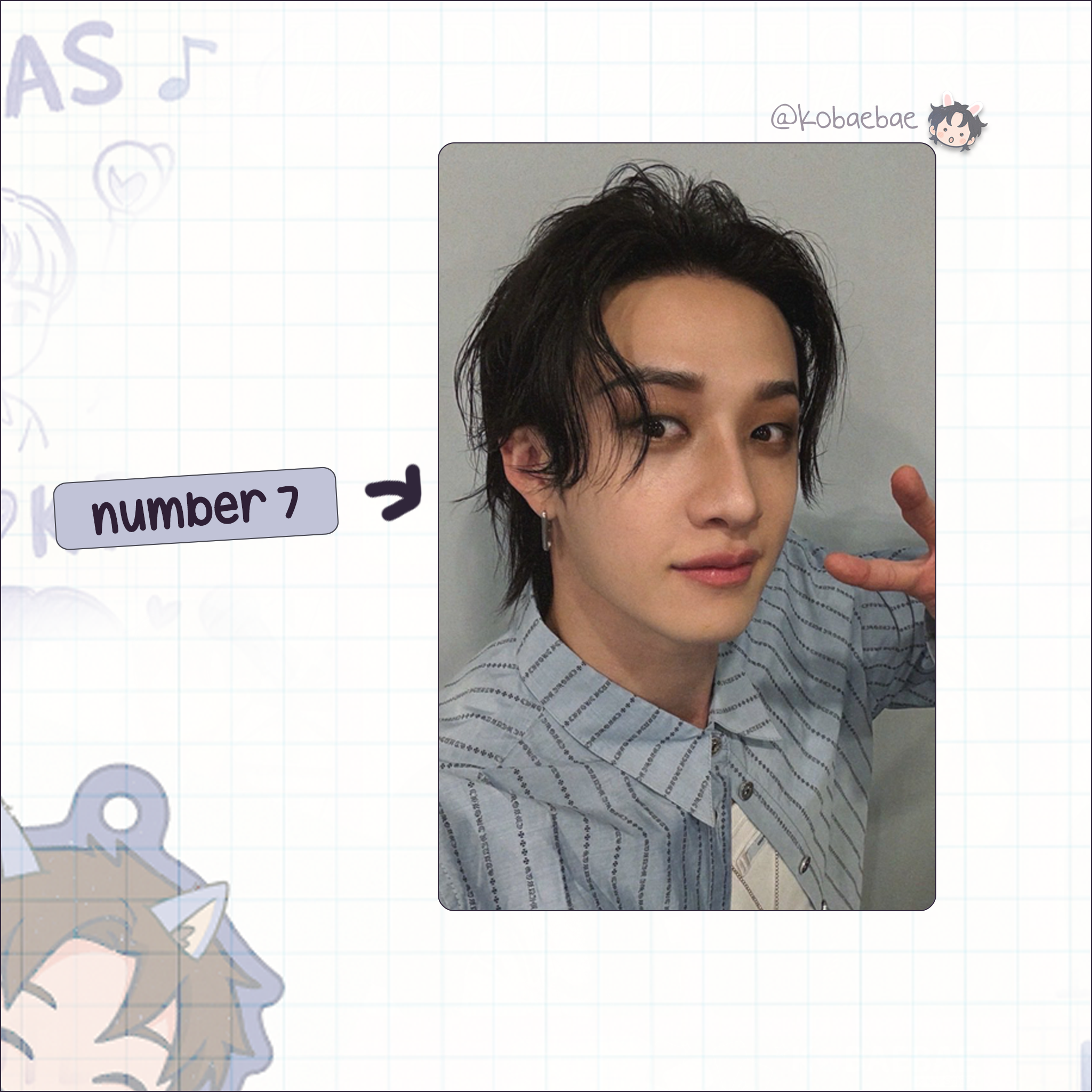 Skz - Chan handmade photocards kpop inspired - Set 2