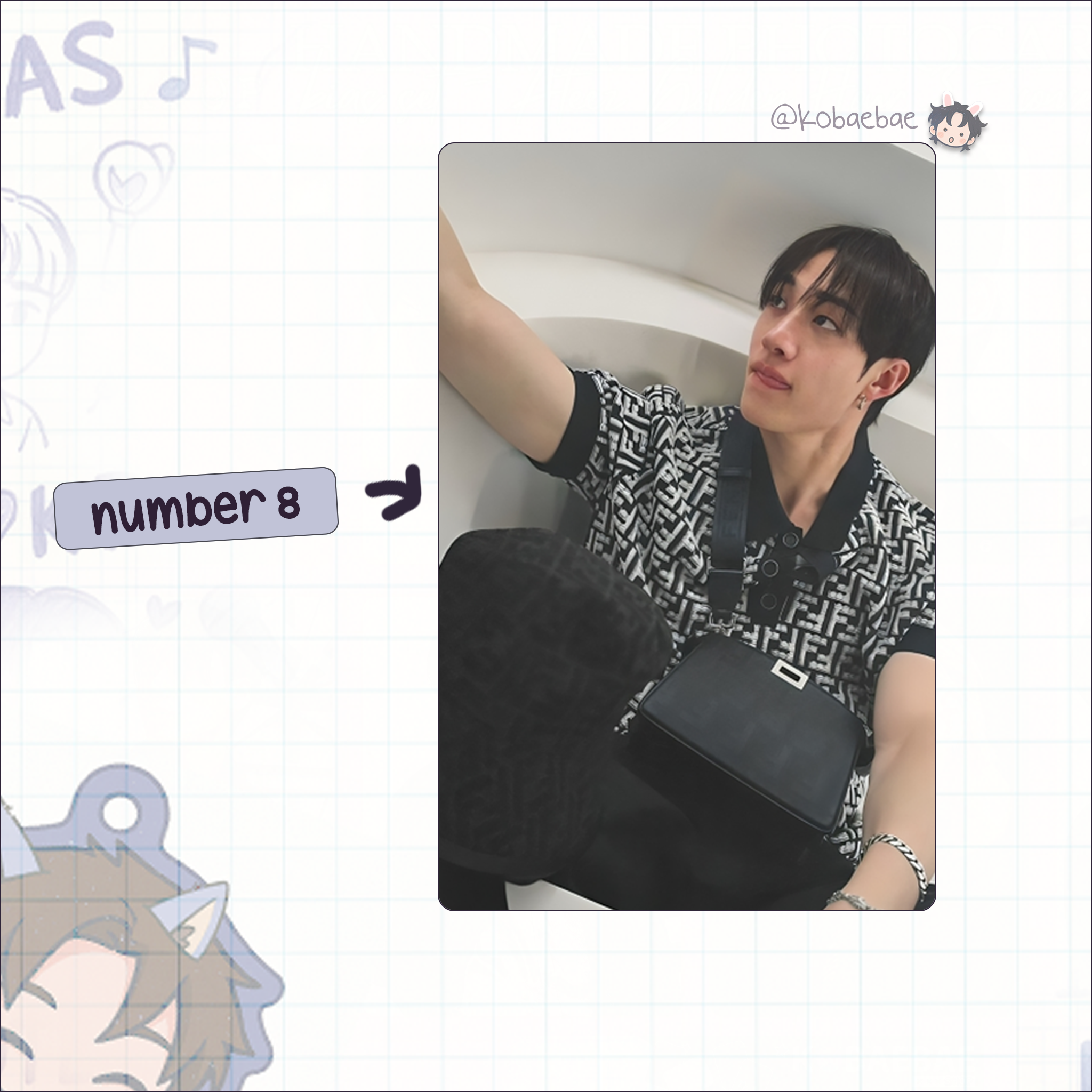 Skz (Stray Kids) - Chan handmade photocards kpop inspired - Set 6