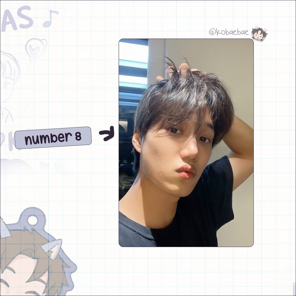 Kai - handmade photocards kpop inspired - bias set