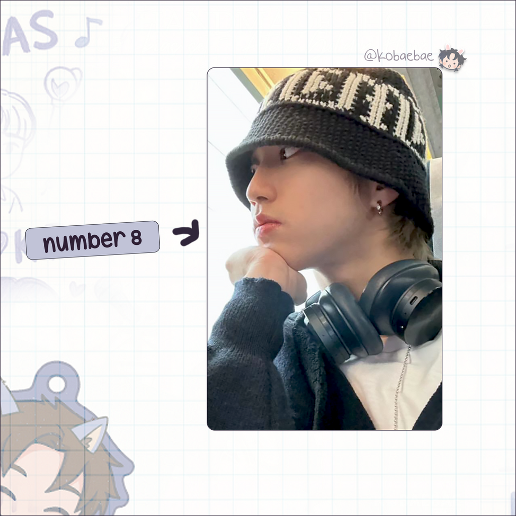 Skz (Stray Kids) - Han handmade photocards kpop inspired - Set 10