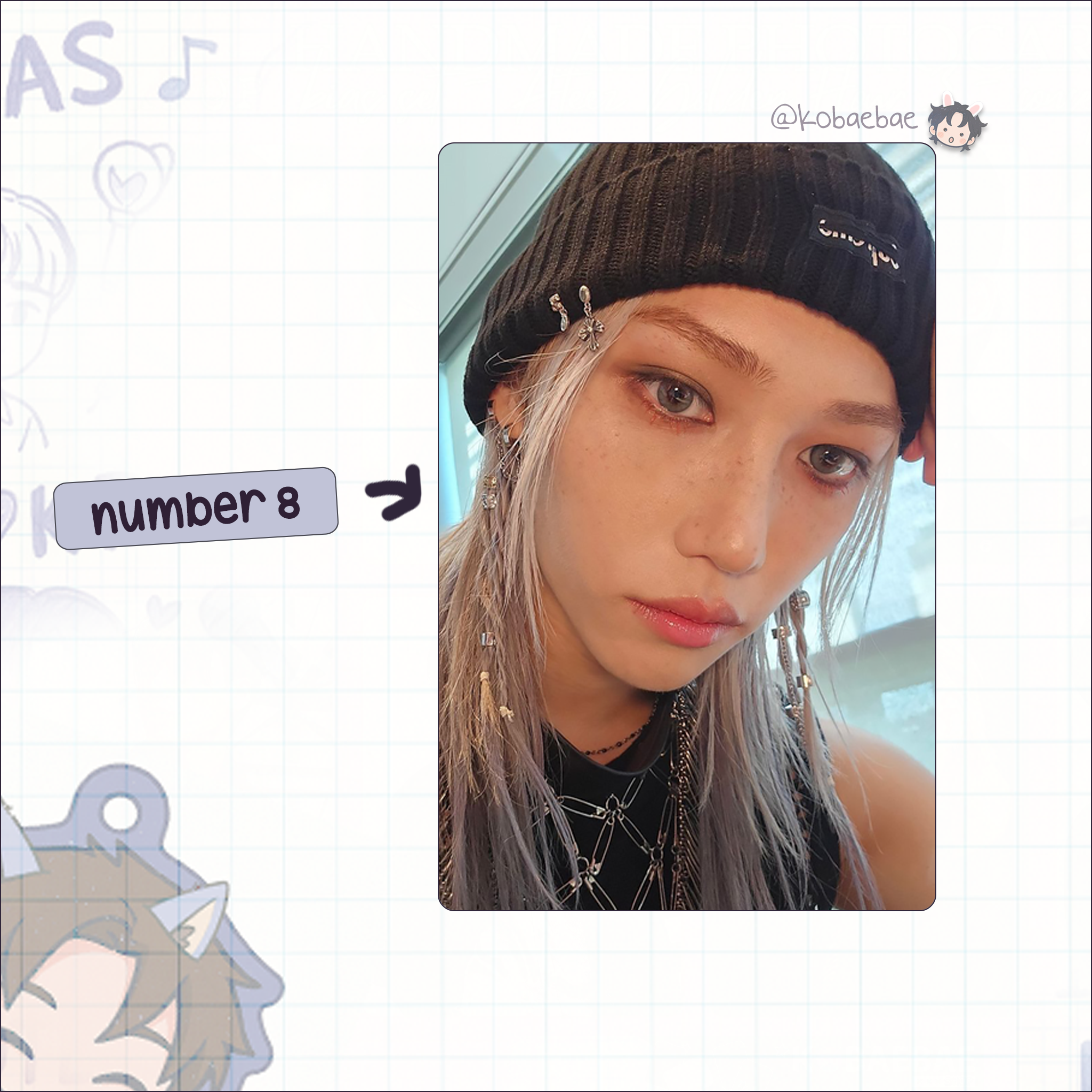 Skz (Stray Kids) - Felix handmade photocards kpop inspired - Set 10