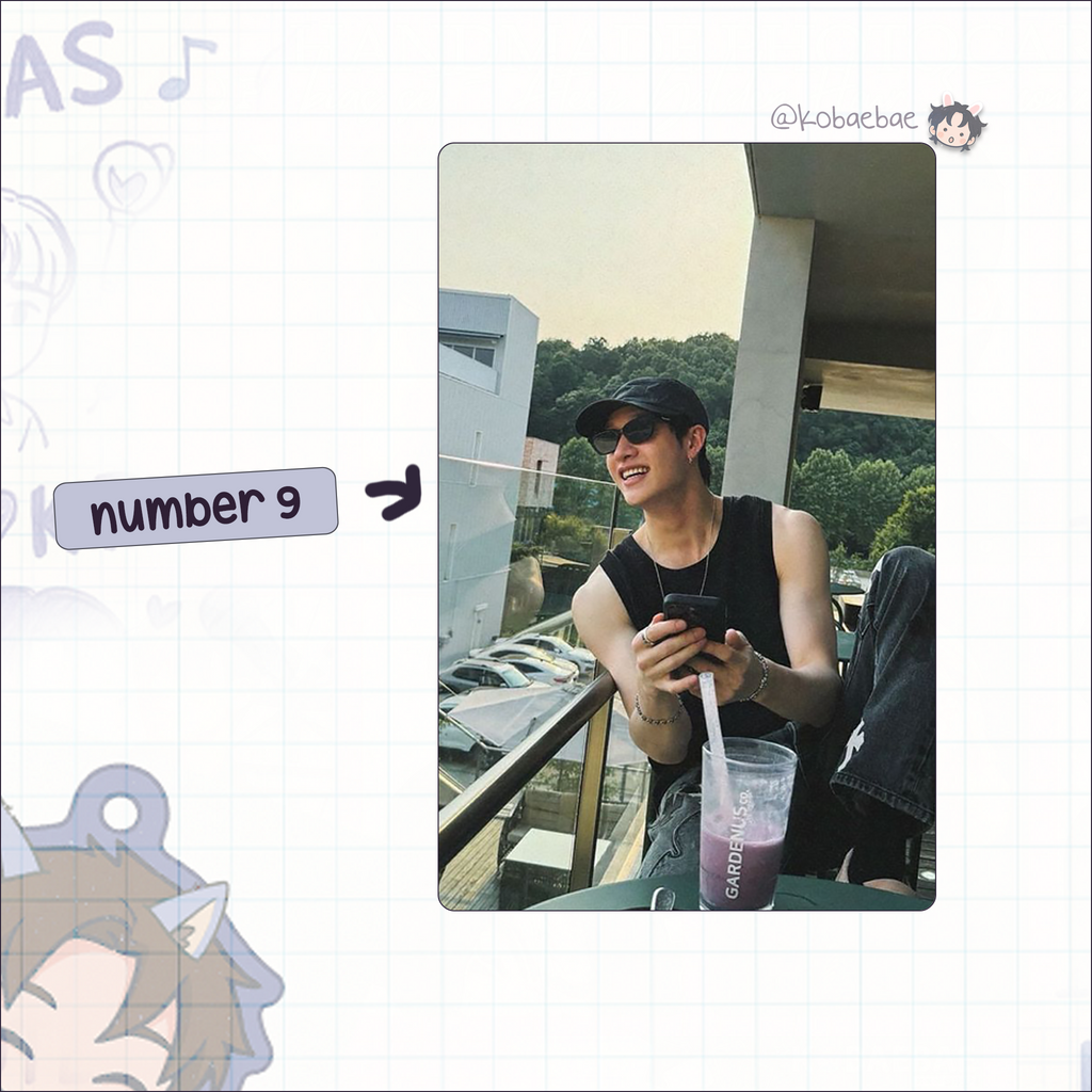 Skz (Stray Kids) - Chan handmade photocards kpop inspired - Set 6