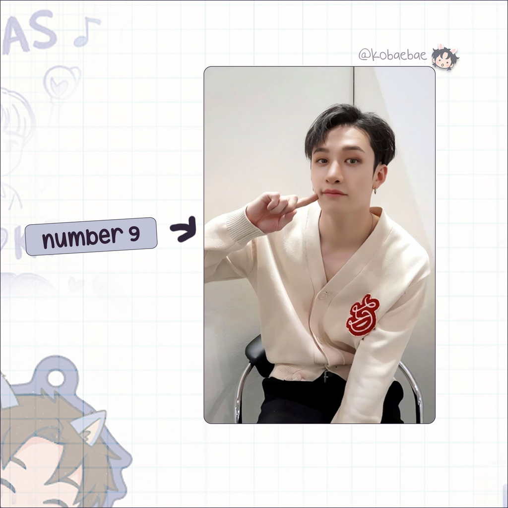 Stray Kids (Skz) - Chan Handmade photocards kpop inspired - Bias set 5
