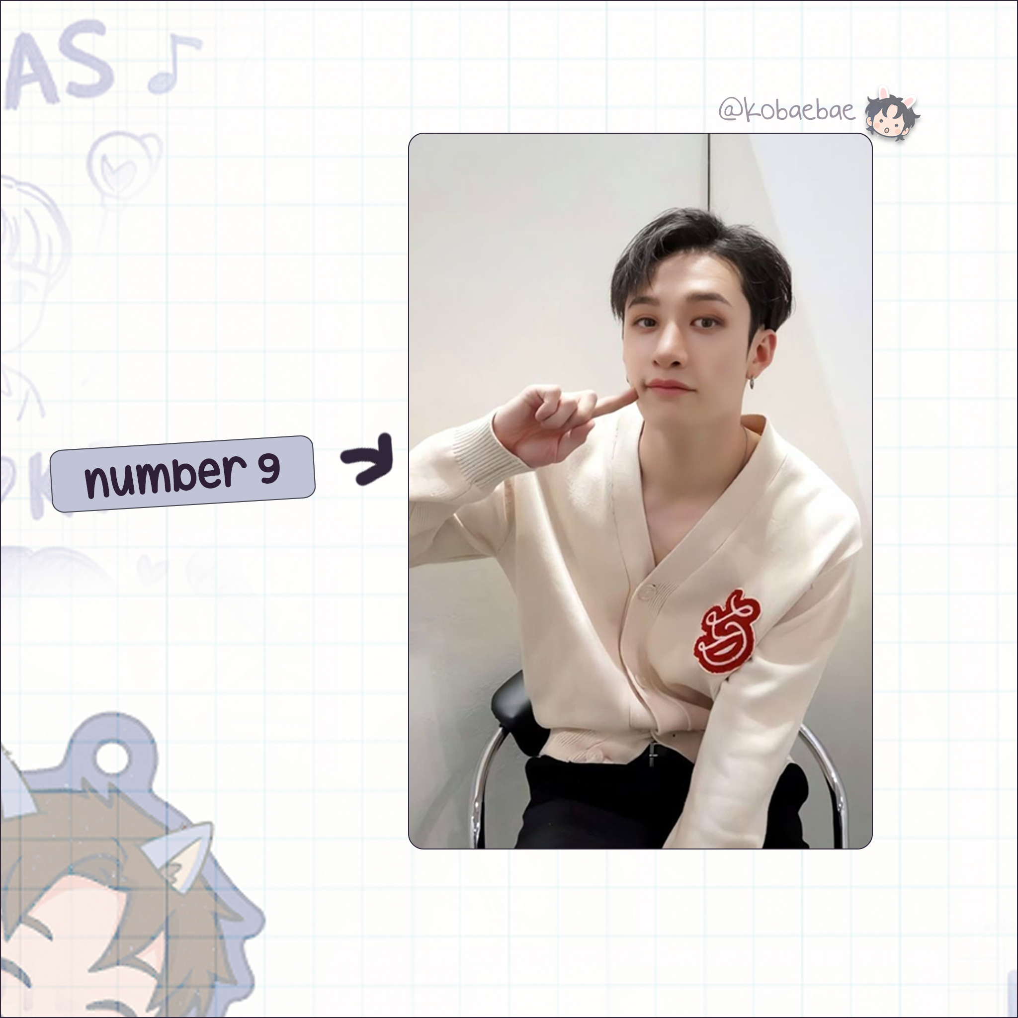 Stray Kids (Skz) - Chan Handmade photocards kpop inspired - Bias set 5