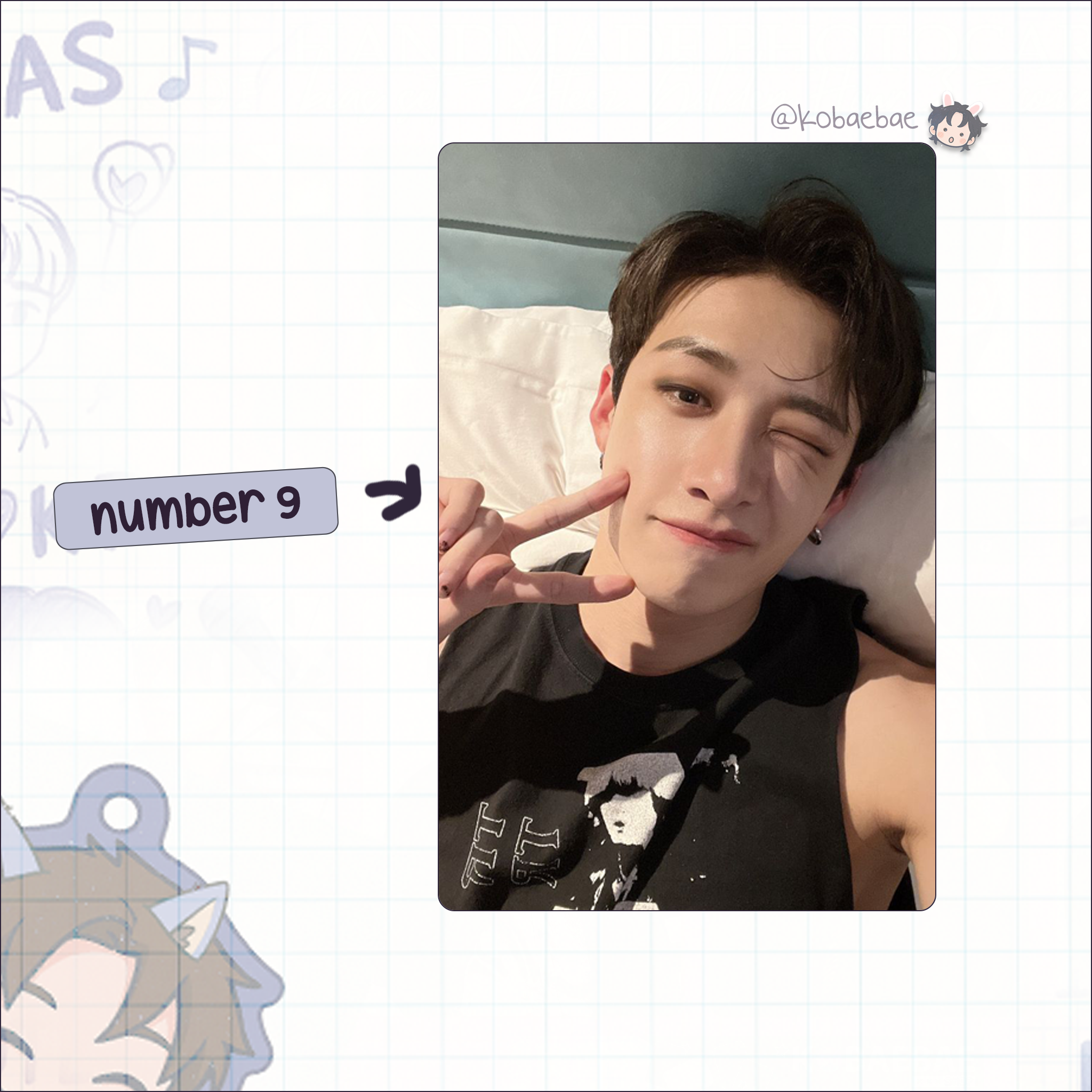 Skz - Chan handmade photocards kpop inspired - Set 2