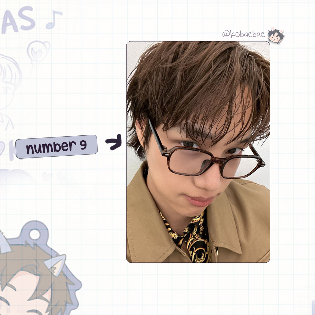 Kai - handmade photocards kpop inspired - bias set