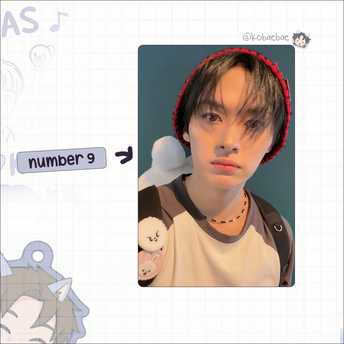 Skz (Stray Kids) - Lee Know handmade photocards kpop inspired - Set 10