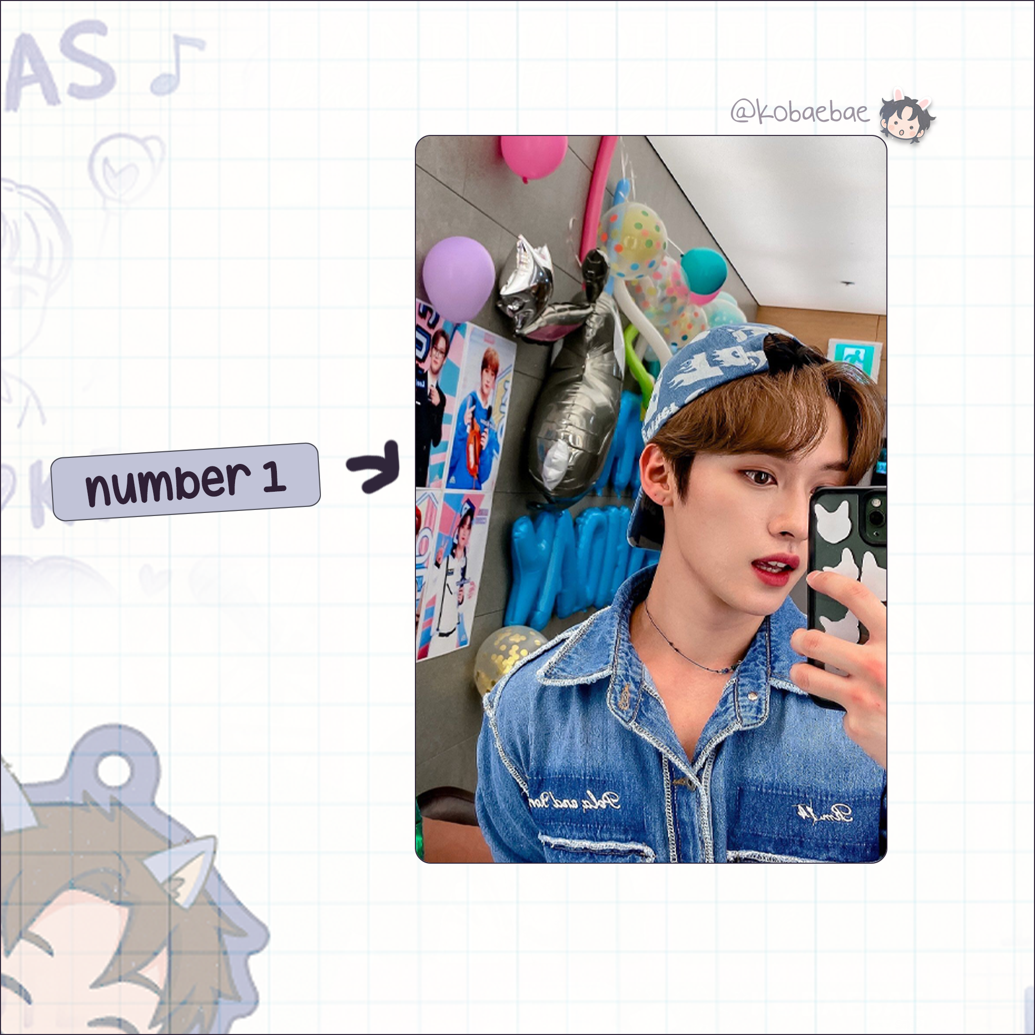 Skz (Stray Kids) - Lee Know handmade photocards kpop inspired - Set 10