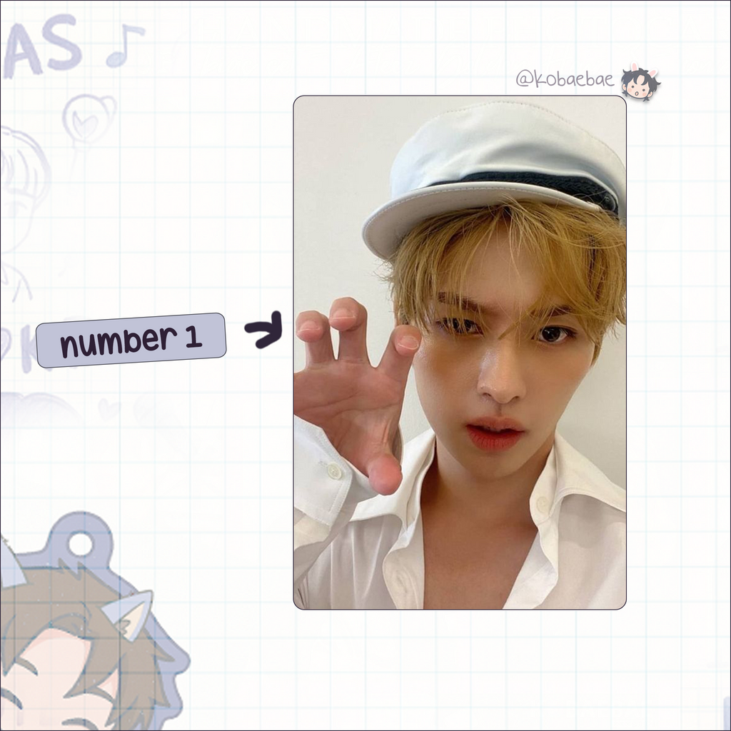 Skz - Lino Handmade photocards kpop inspired - Bias set 4