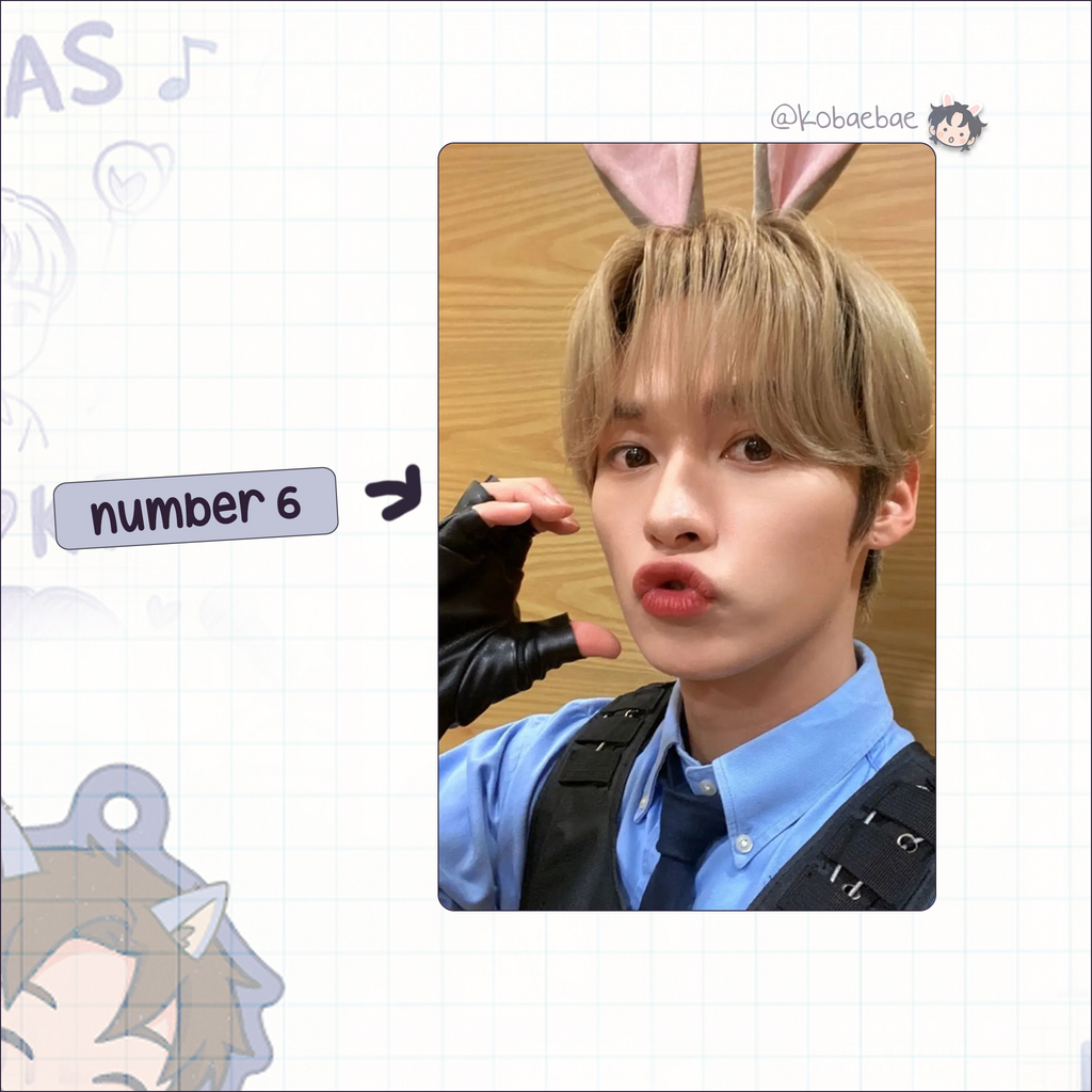 Skz - Lino Handmade photocards kpop inspired - Bias set 4