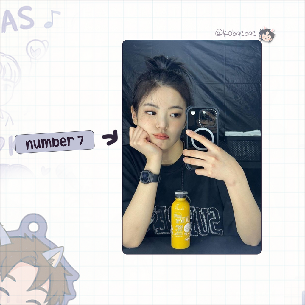 Itzy - Lia handmade photocards kpop inspired - Set 3