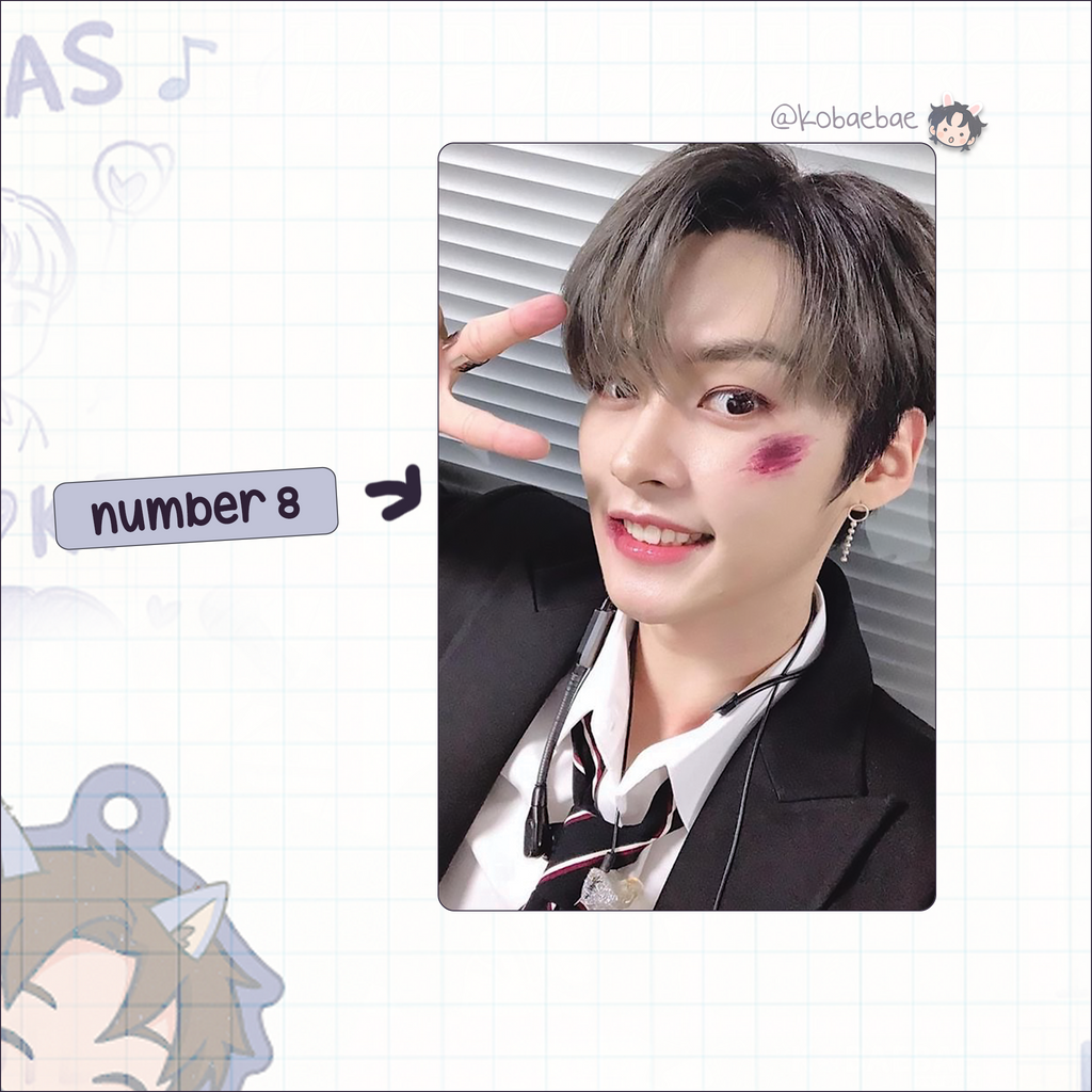 Skz - Lino Handmade photocards kpop inspired - Bias set 4