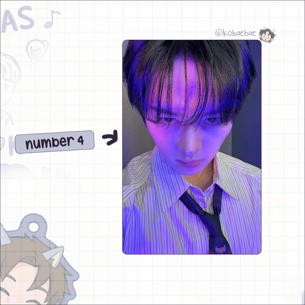 Skz - Lino Handmade photocards kpop inspired - Bias set 4